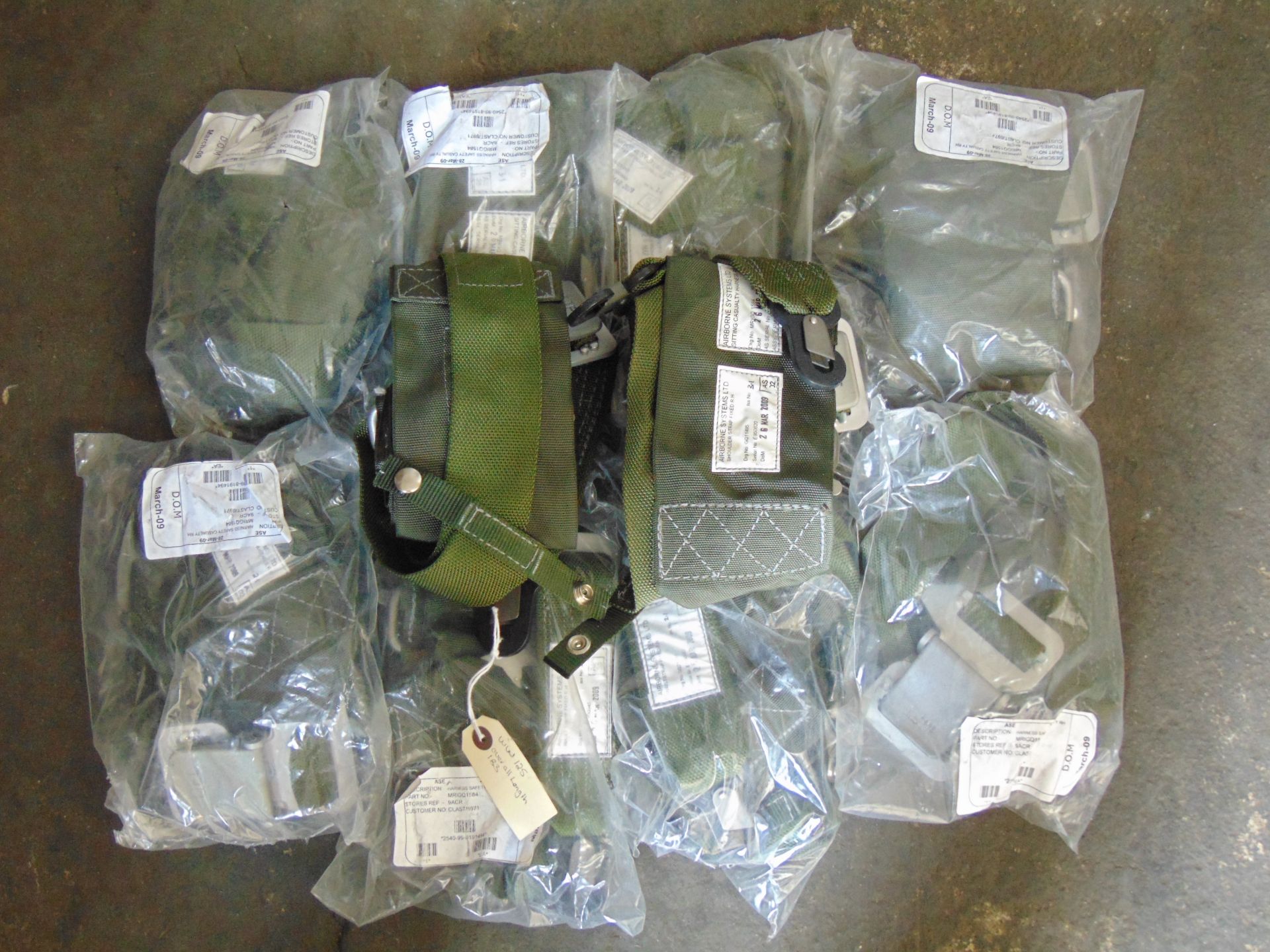 10 x Airborne Systems Ltd Casualty Saftey Harnesses