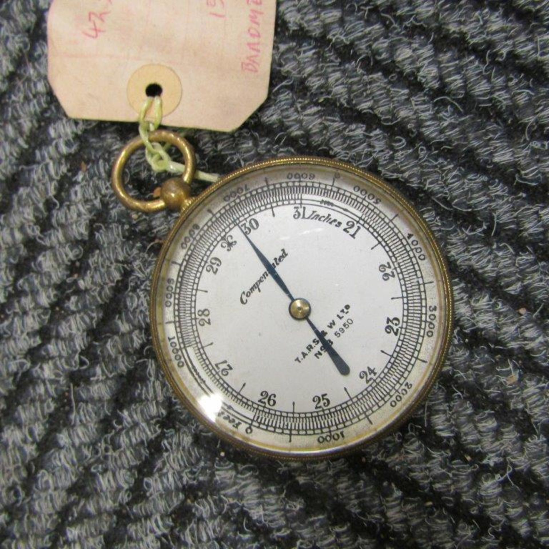 Vintage T.A.R.S & W Ltd Compensated Pocket Barometer