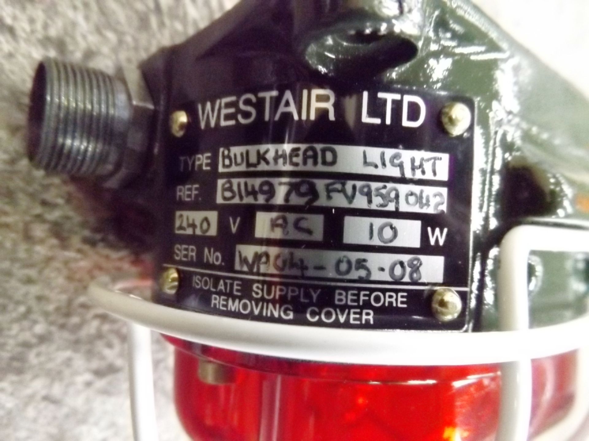 4 x Unissued Westair Bulkhead Lights - Image 3 of 3