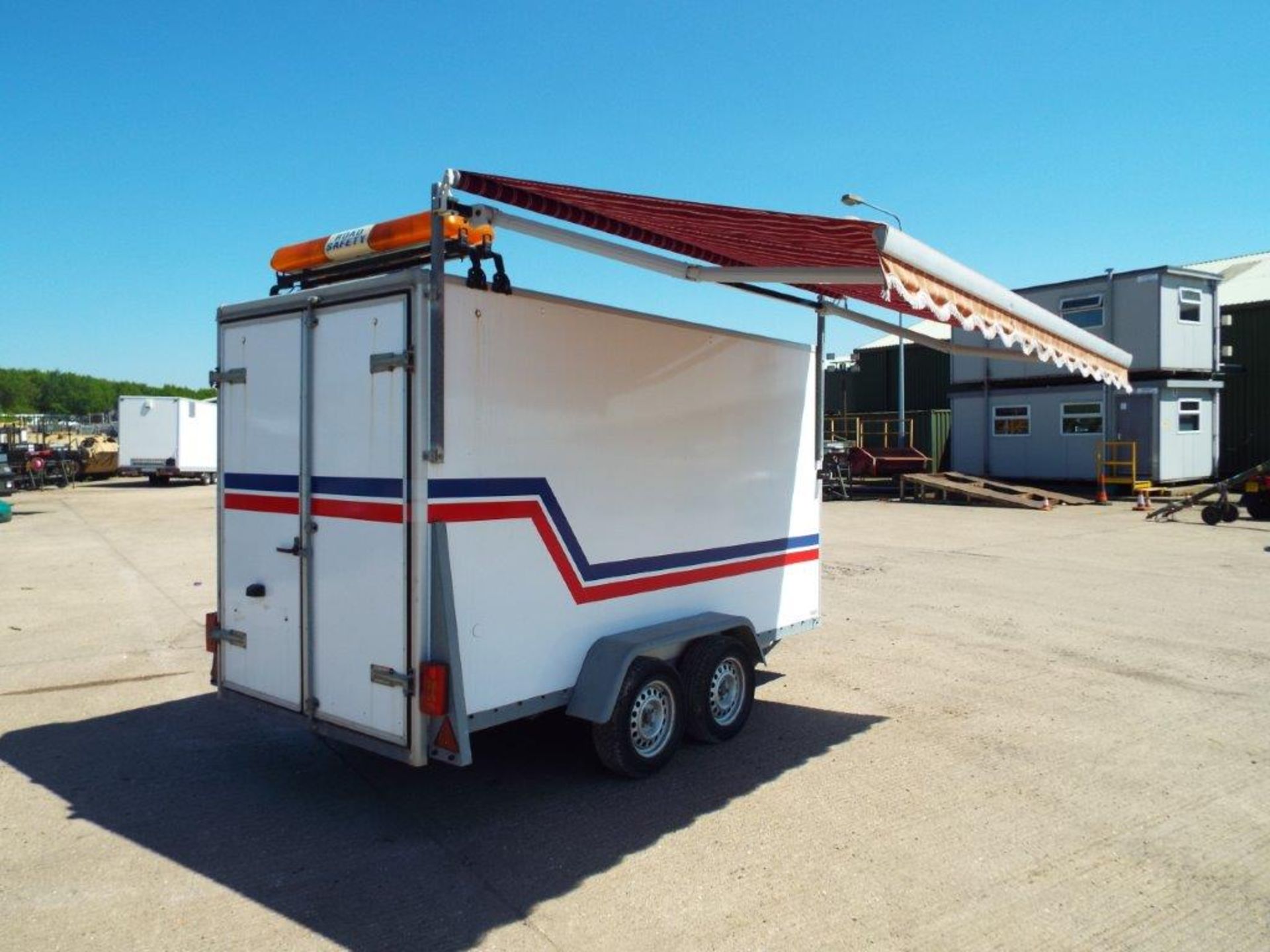 Twin Axle Brenderup Box Trailer with Awning - Image 7 of 17