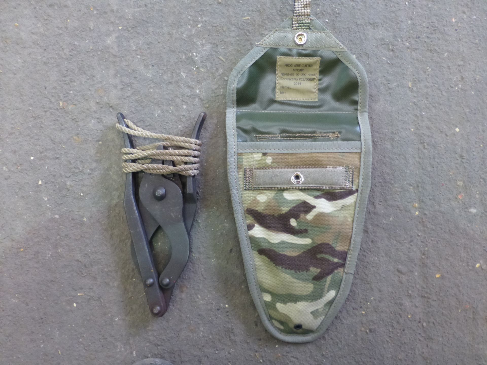 Frog Wire Cutter and MTP Camo Pouch