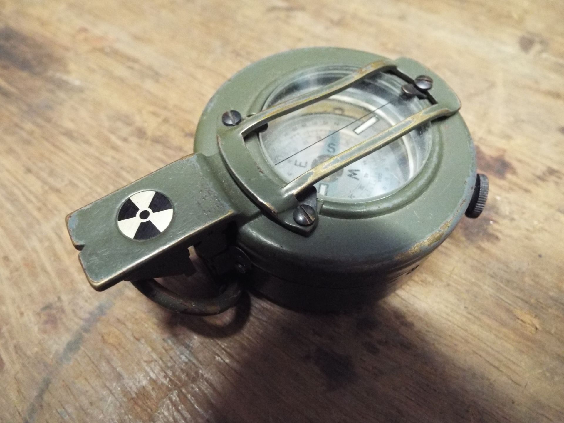 Genuine British Army Stanley Prismatic Marching Compass - Image 3 of 4