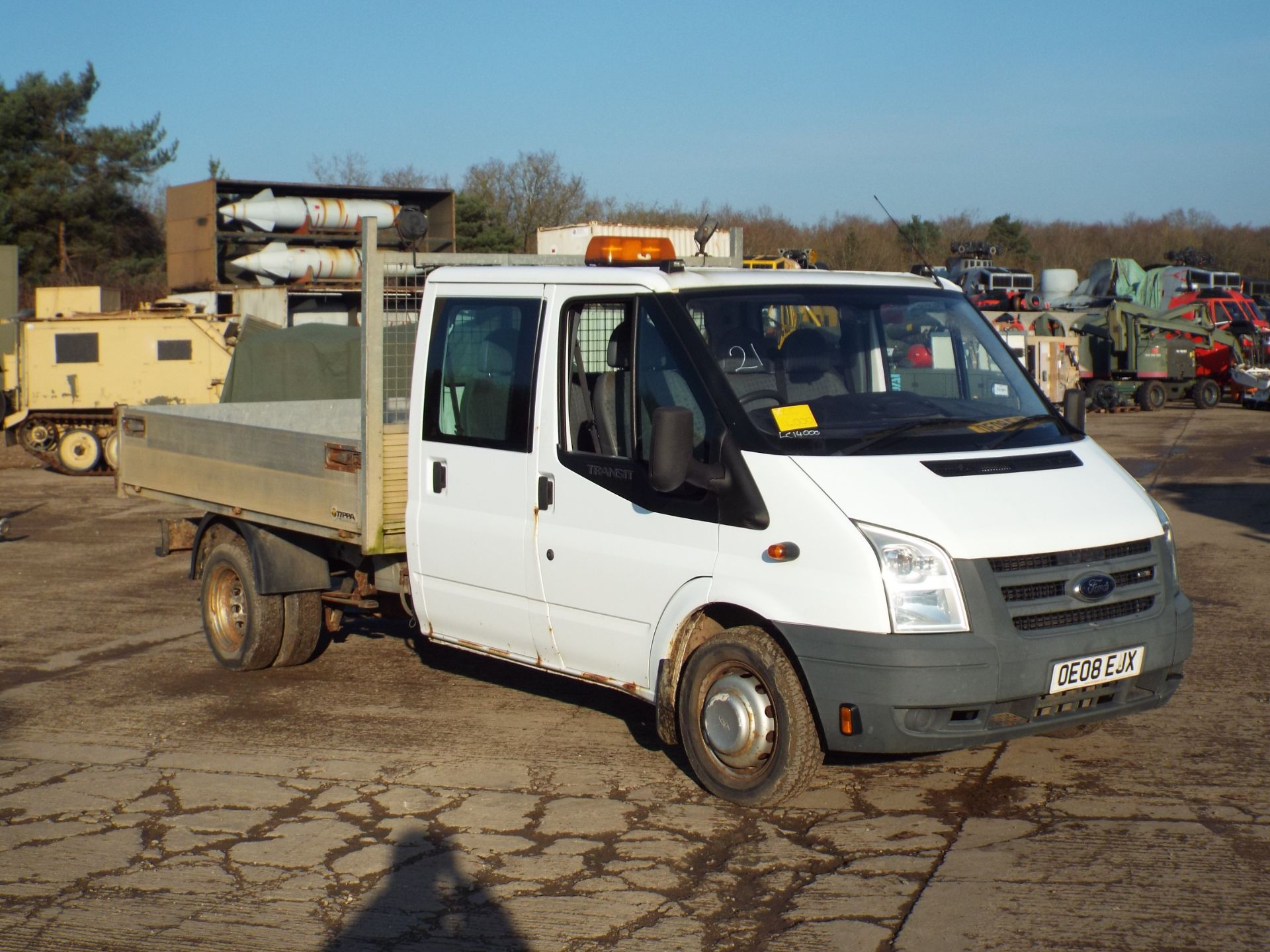 Ford Transit 115 T350L Double Cab Flat Bed Tipper