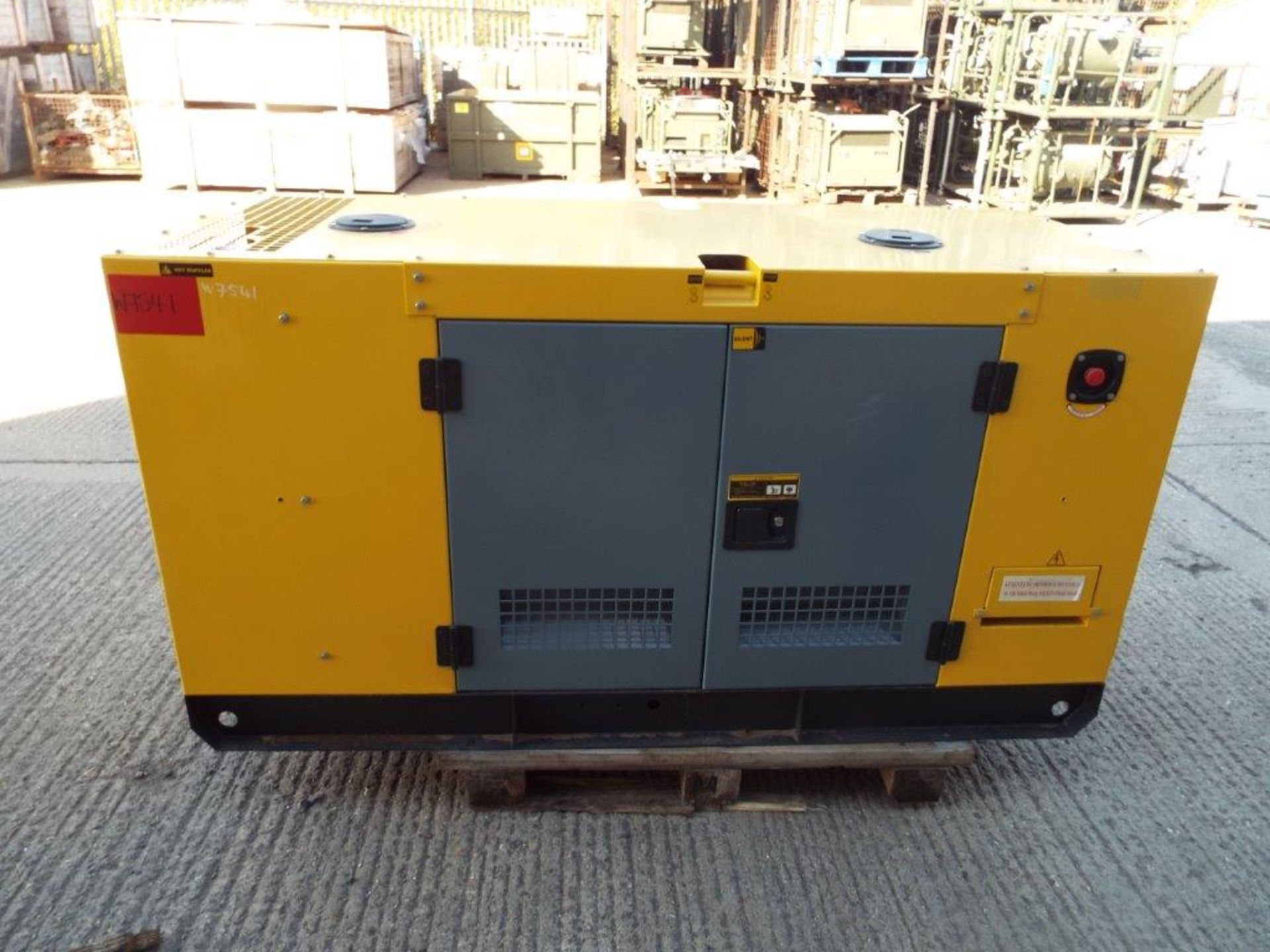 UNISSUED WITH TEST HOURS ONLY 40 KVA 3 Phase Silent Diesel Generator Set - Image 12 of 18