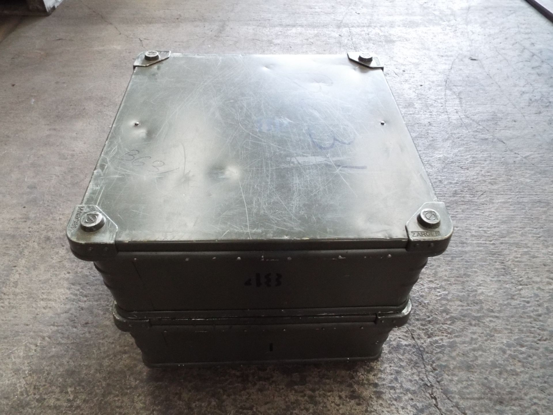 2 x Heavy Duty Zarges Aluminium Cases - Bild 5 aus 6