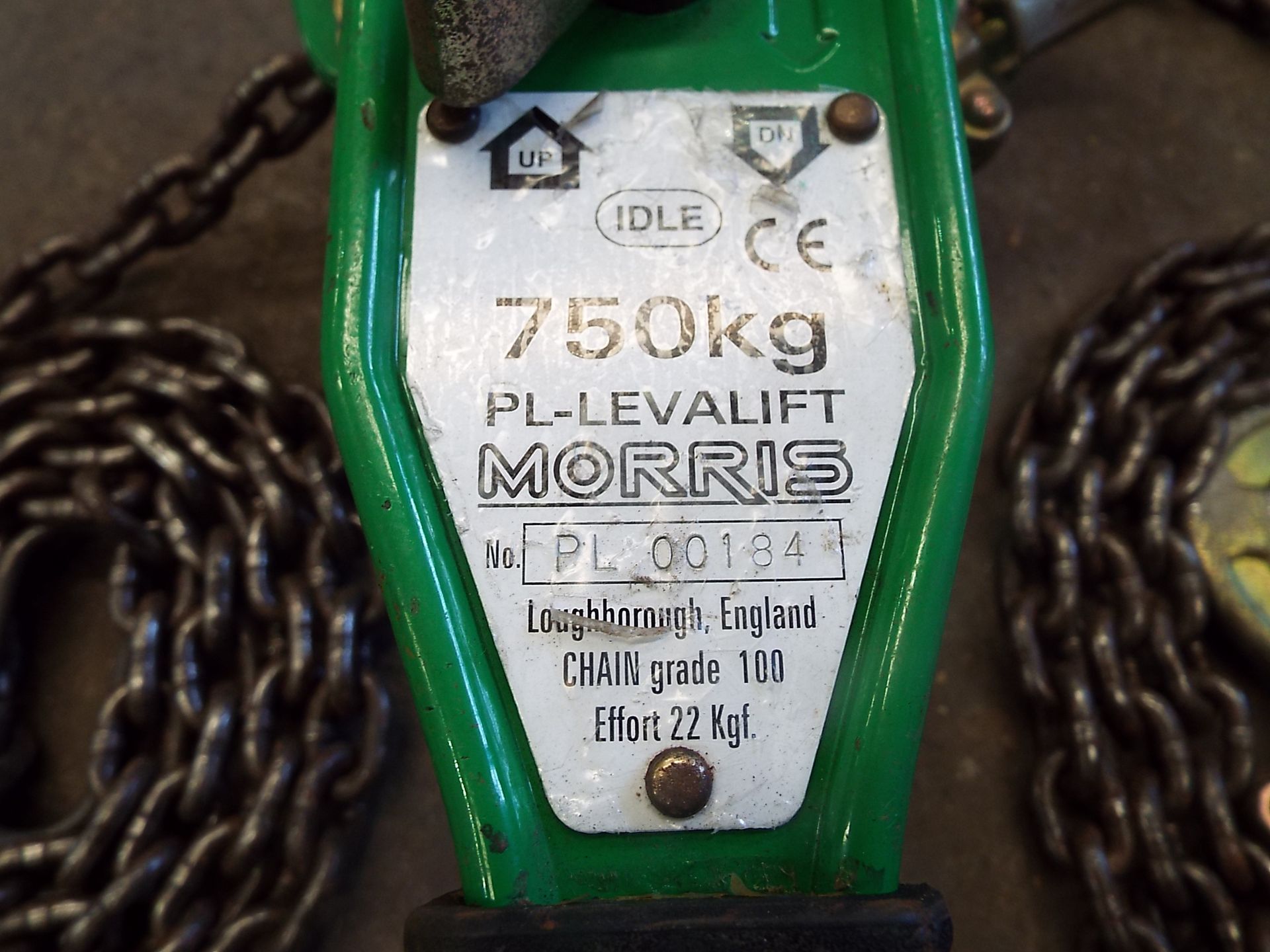 0.75t Morris Ratchet Lever Chain Hoist - Bild 2 aus 7