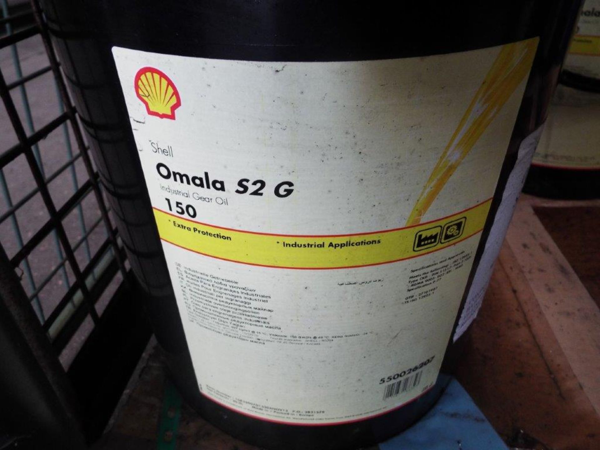 5 x Unissued 20L Drums of Shell Omala S2G 150 Industrial Gear and Bearing Oil - Image 2 of 4
