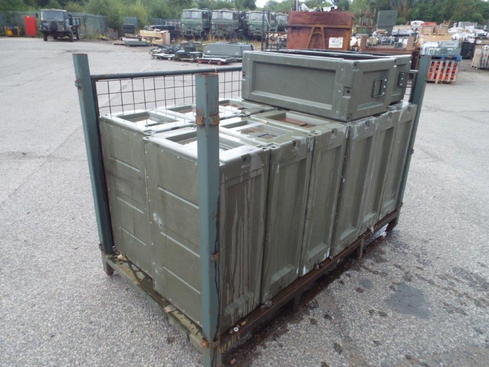 14 x Heavy Duty Interconnecting Storage Boxes