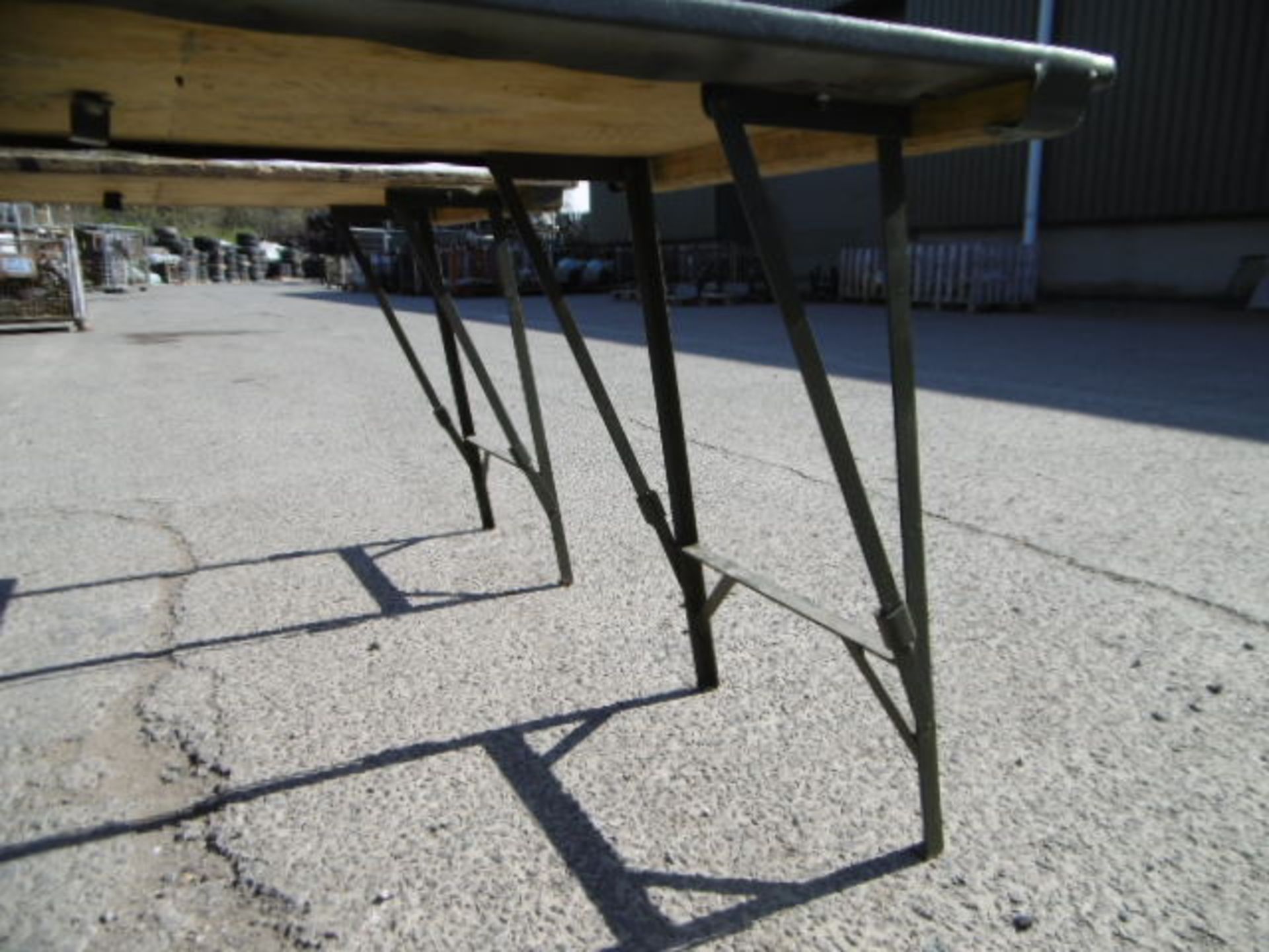 2 x Collapsible Tressle Table - Image 5 of 6