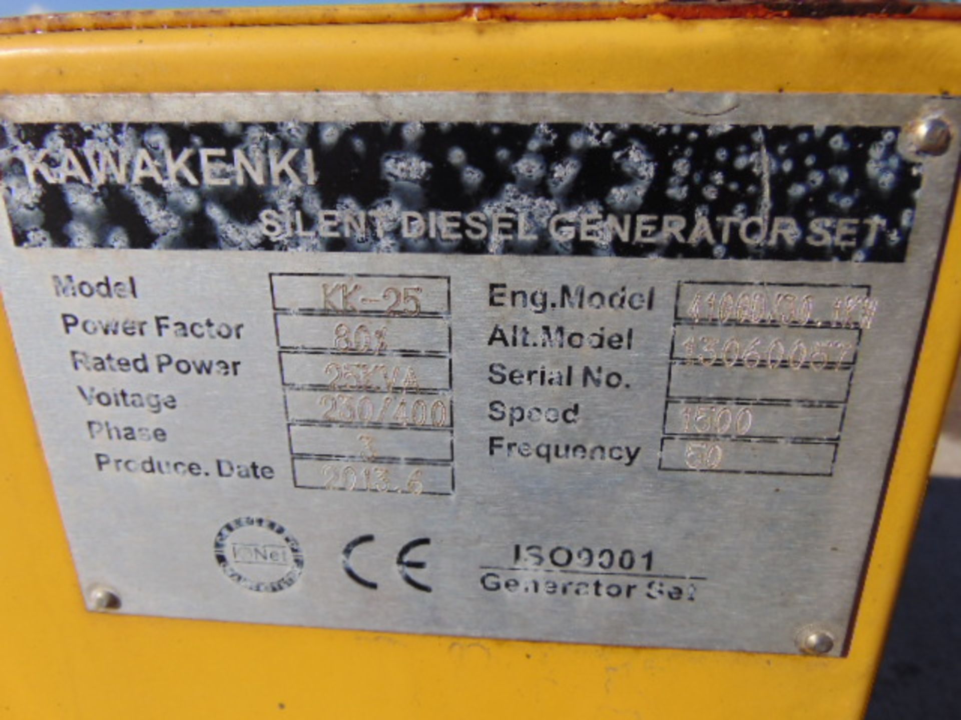 25 KVA 3 Phase Silent Diesel Generator Set - Image 15 of 16