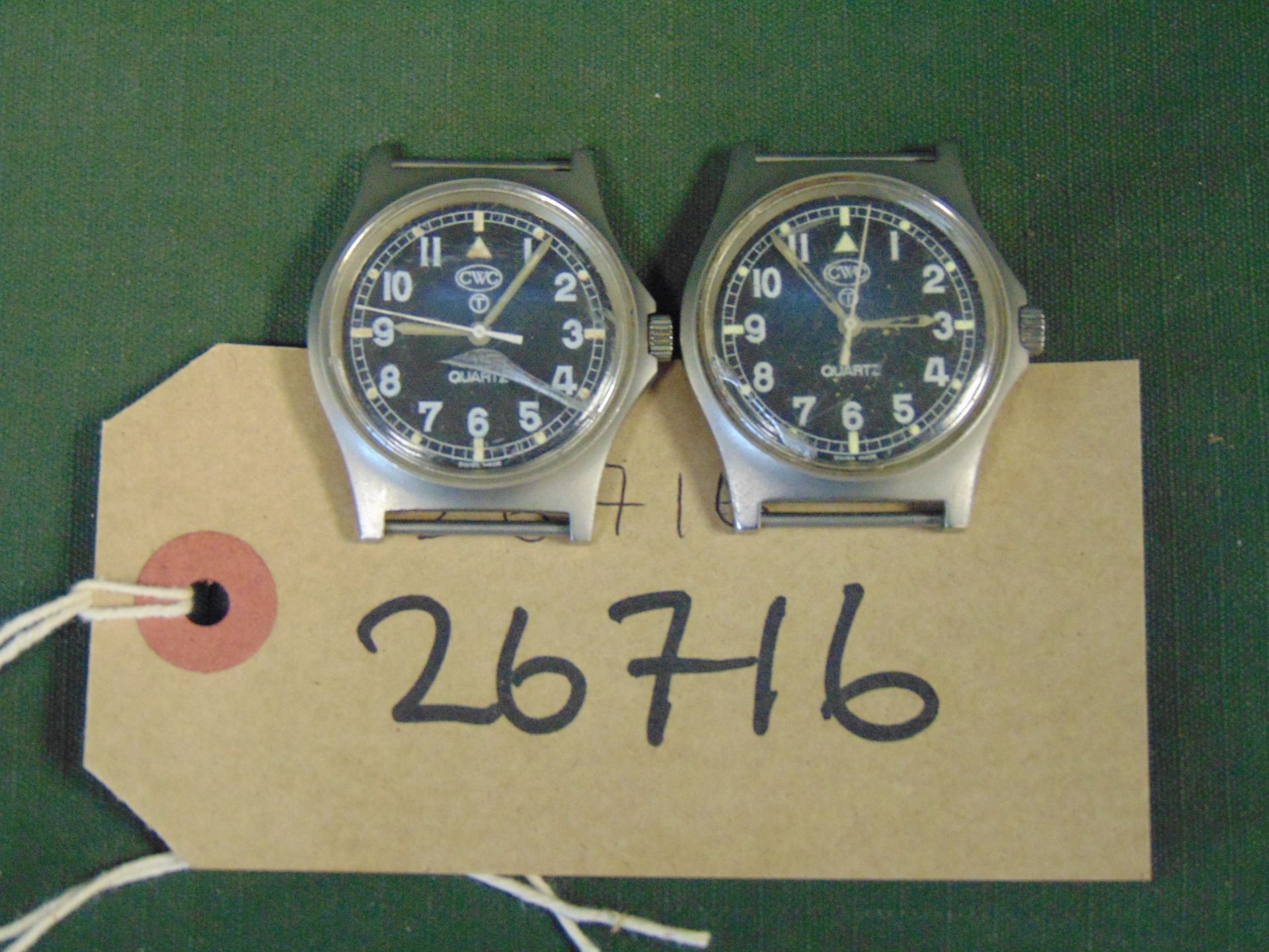 2 x CWC 0522 Royal Marines quartz wrist watches