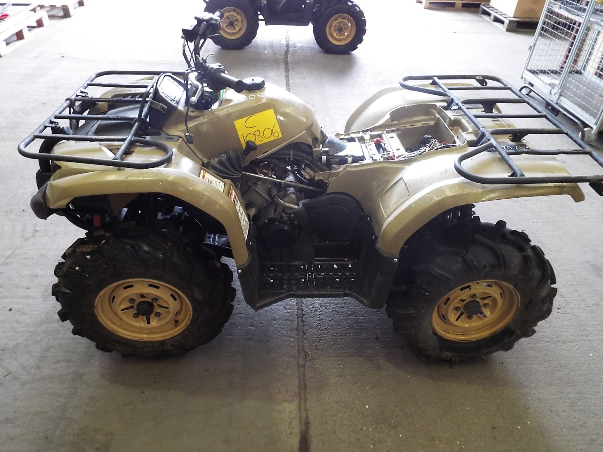Military Specification Yamaha Grizzly 450 4 x 4 ATV Quad Bike Complete with Winch - Image 4 of 18