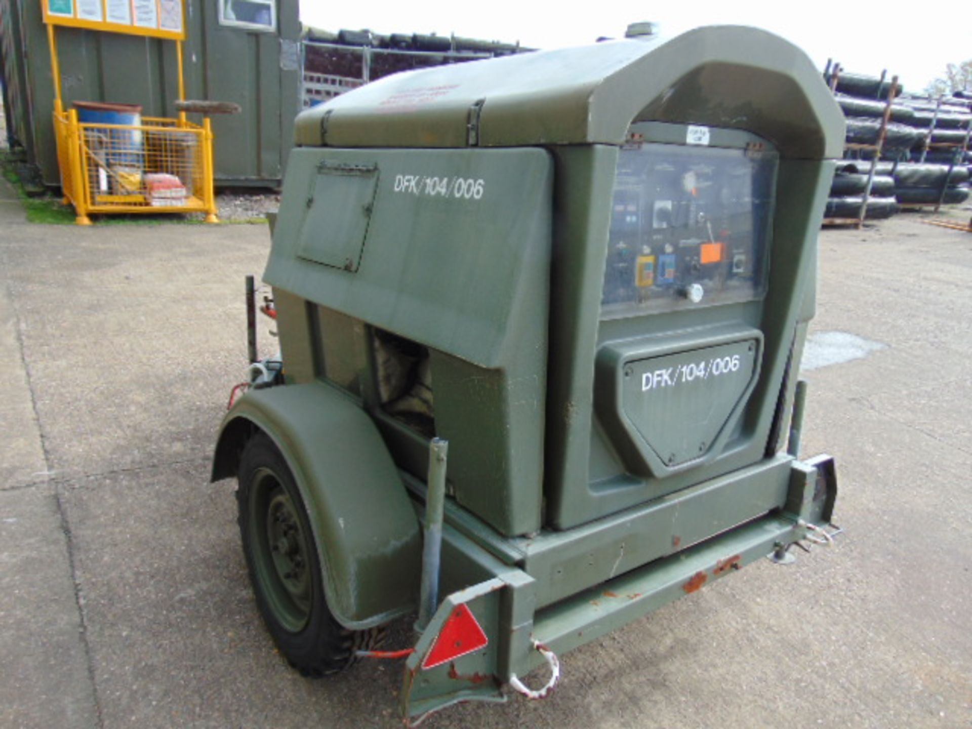 Ex Uk Royal Air Force Trailer Mounted 25 KVA Generator - Image 4 of 20