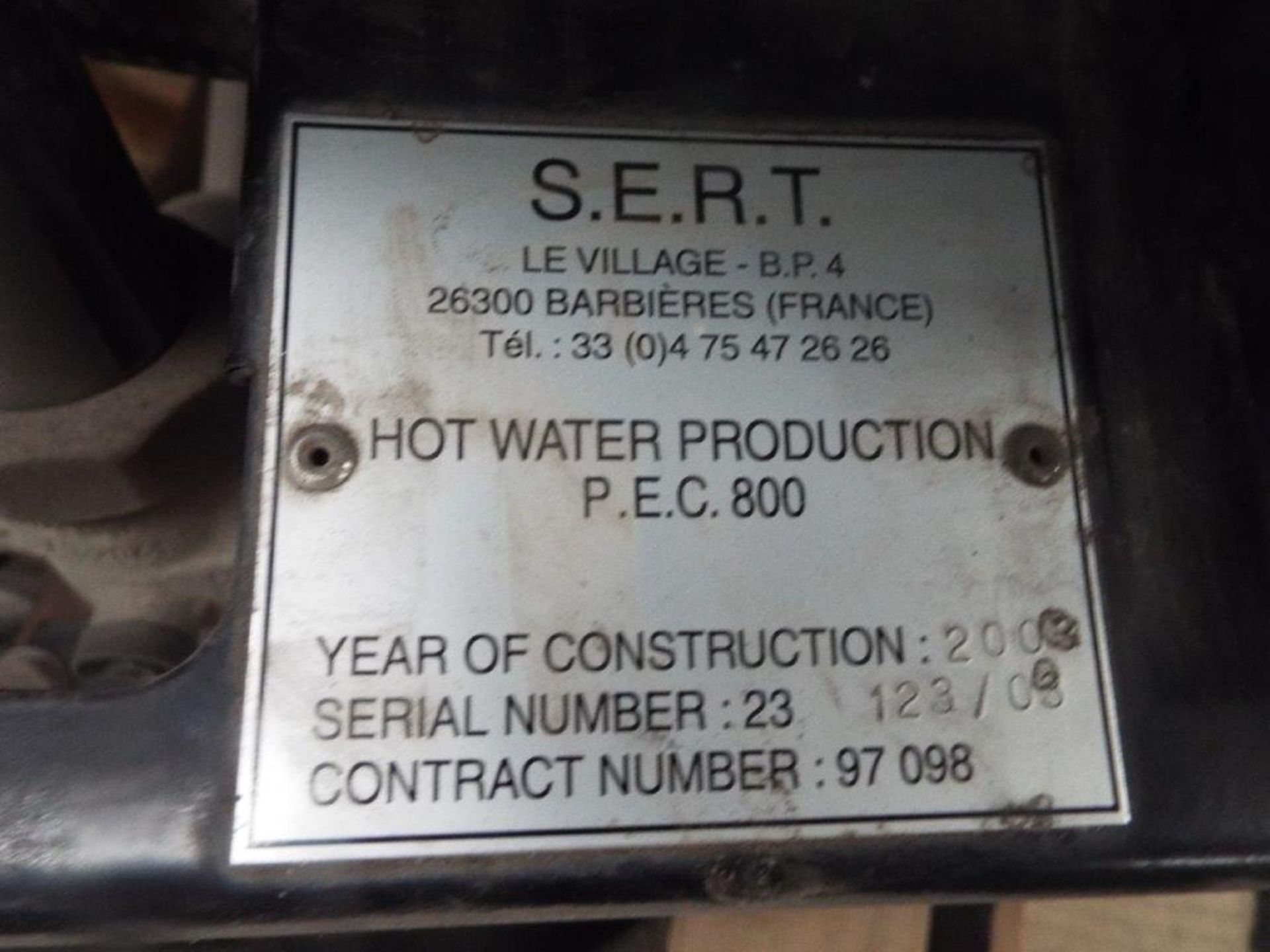 Sert PEC 800 Diesel/Kerosene Fired Field Water Heater - Image 7 of 10