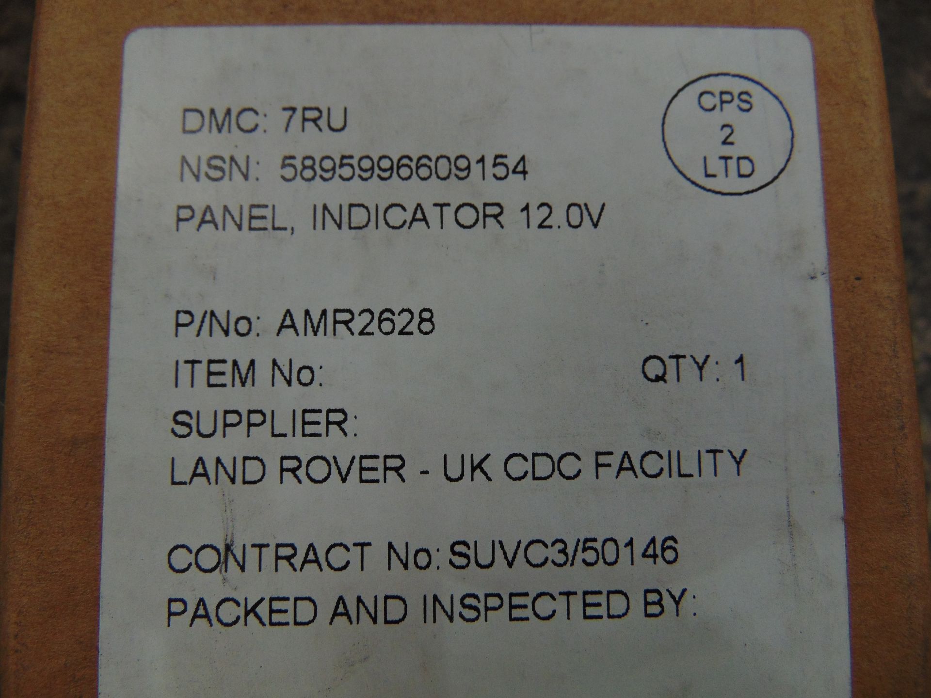 2 x Land Rover Warning Light Clusters P/No AMR2628 - Image 3 of 3