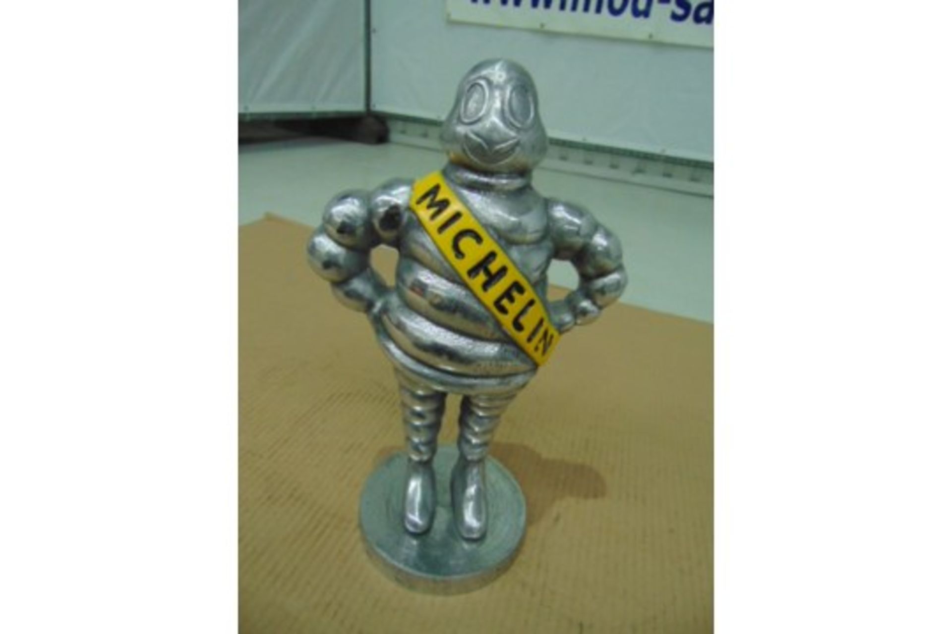 15" Polished Aluminium Detroit Reg 1918 Michelin Man - Image 2 of 7