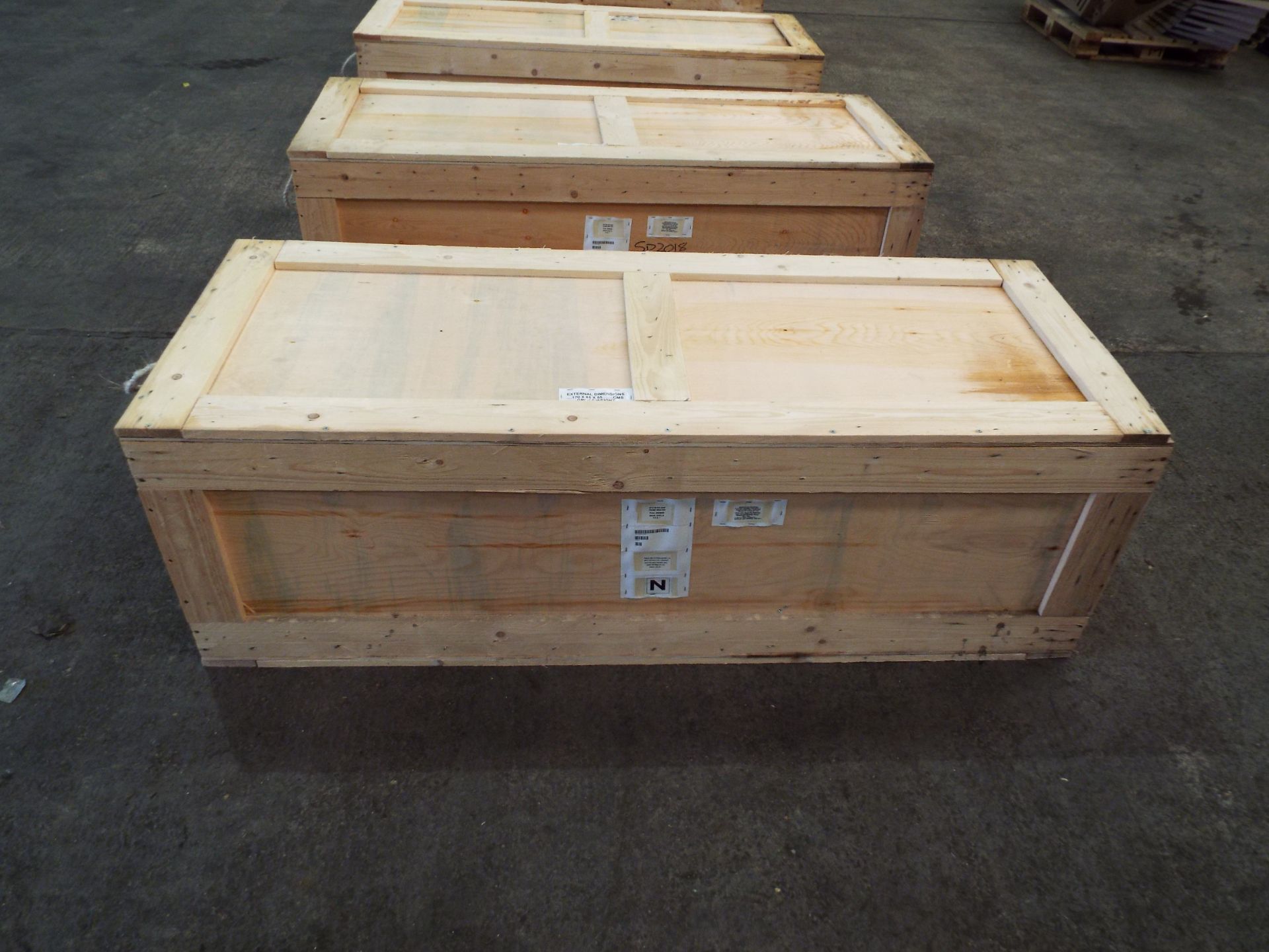 6 x Heavy Duty Packing/Shipping Crates - Bild 2 aus 6
