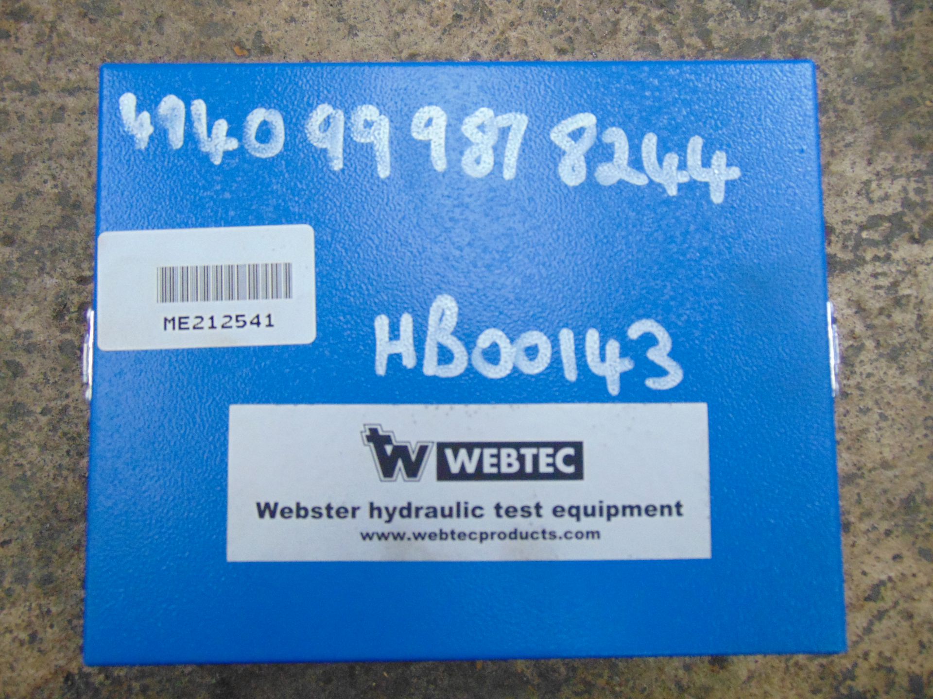 Webtec DHCR 2 Series Hydraulic Digital Test Set - Image 7 of 8