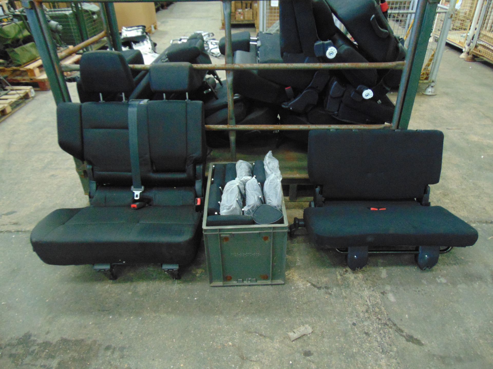Mixed Stillage of Mitsubishi Bench Seats and Head Rests