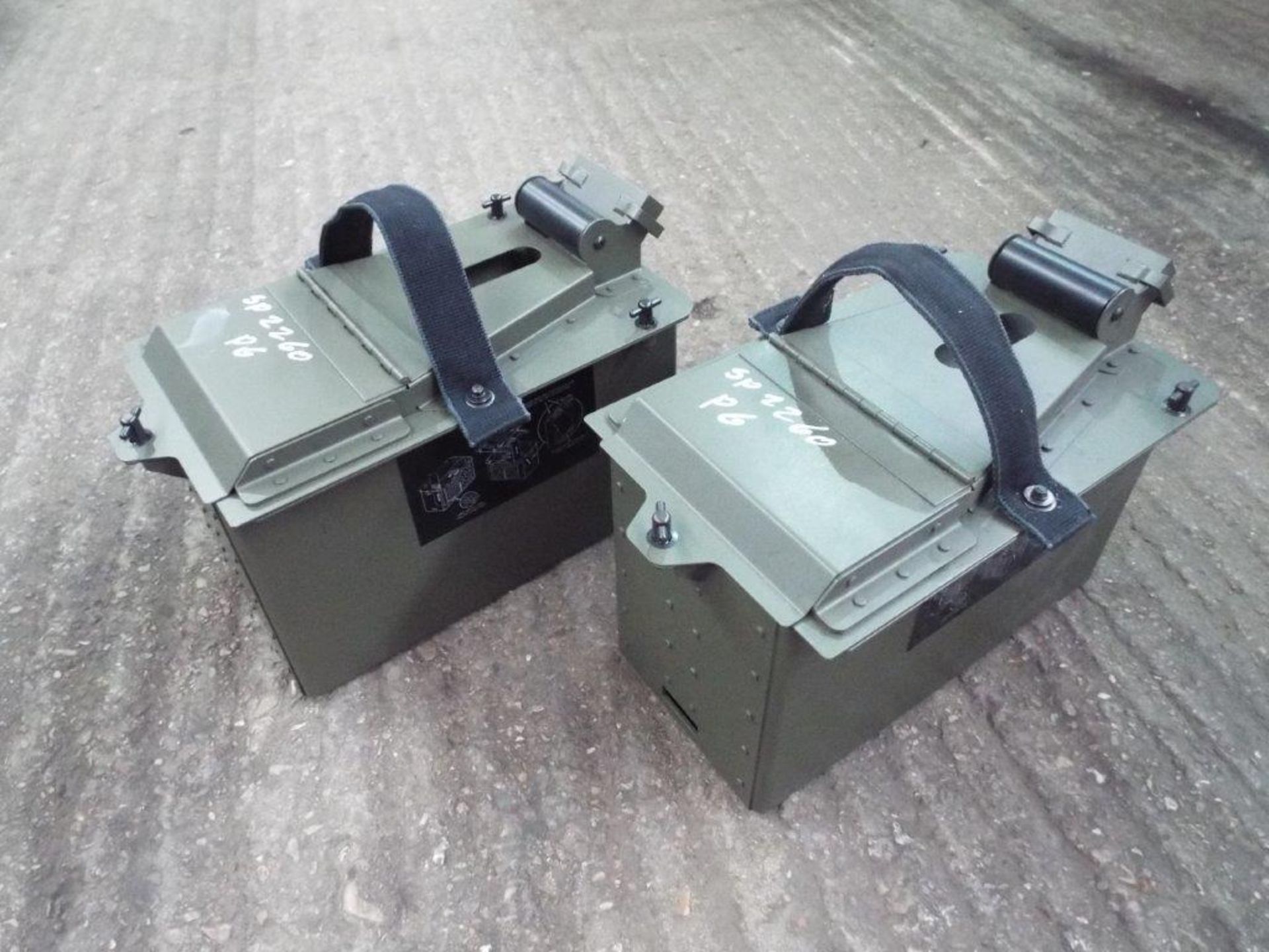 2 x Unissued AFV Ammunition Boxes