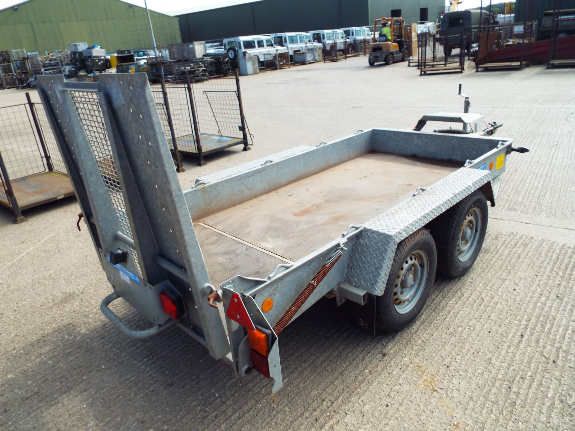 Twin Axle Ifor Williams Small Plant / Mini Digger Trailer - Image 7 of 18