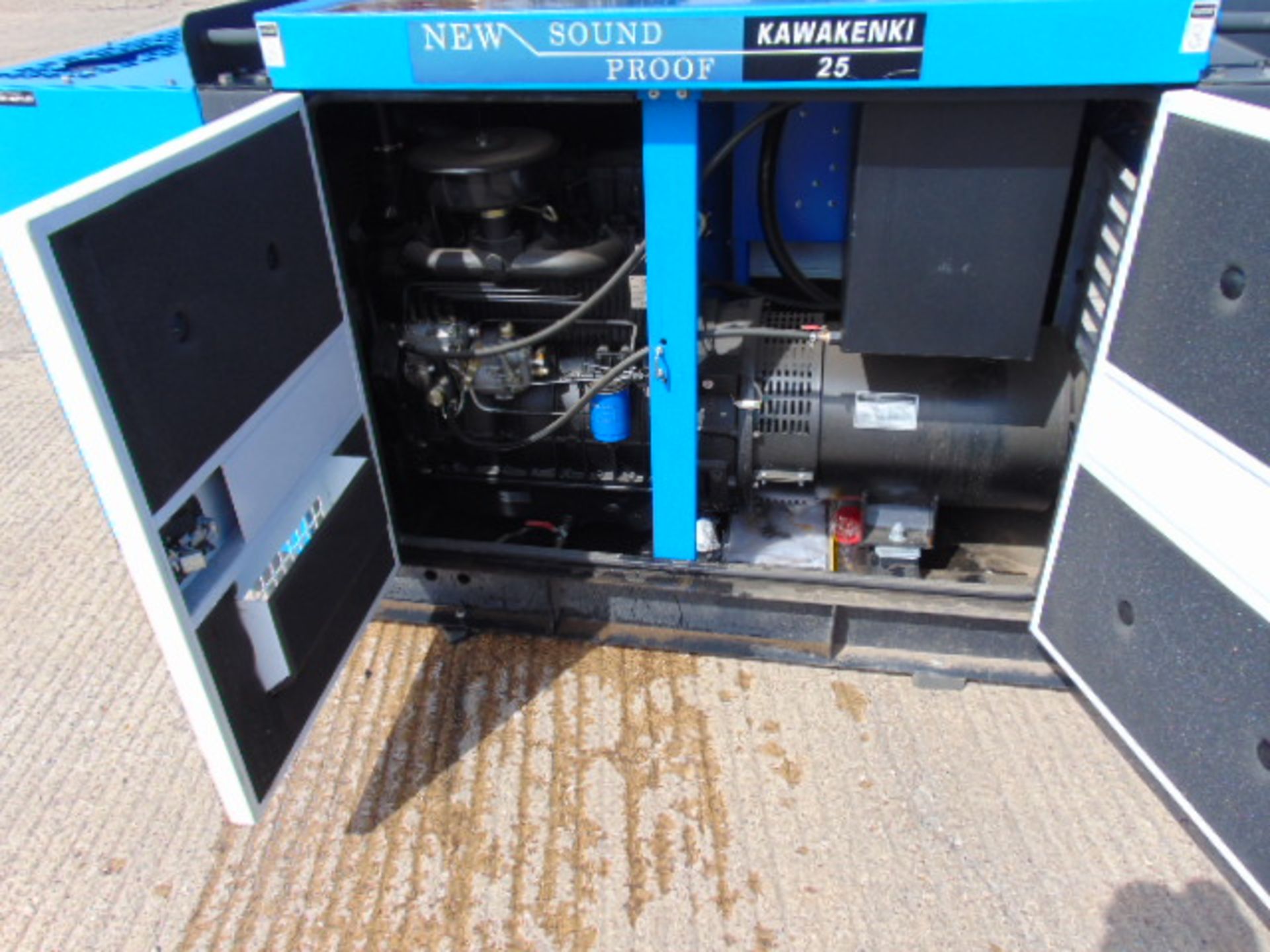 UNISSUED 25 KVA 3 Phase Silent Diesel Generator Set - Image 8 of 9