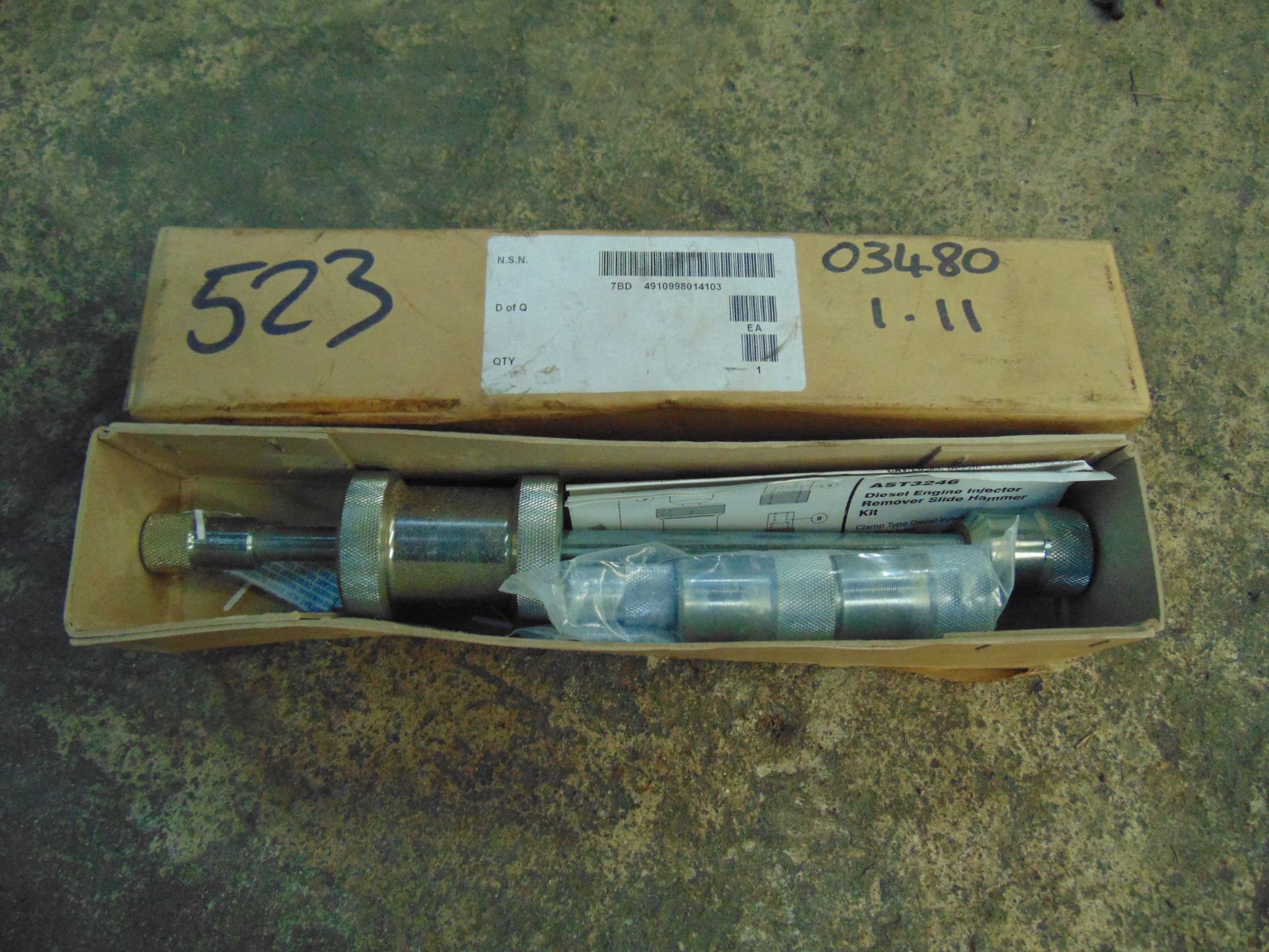 6pc Diesel Injector Puller Set - Bild 2 aus 4