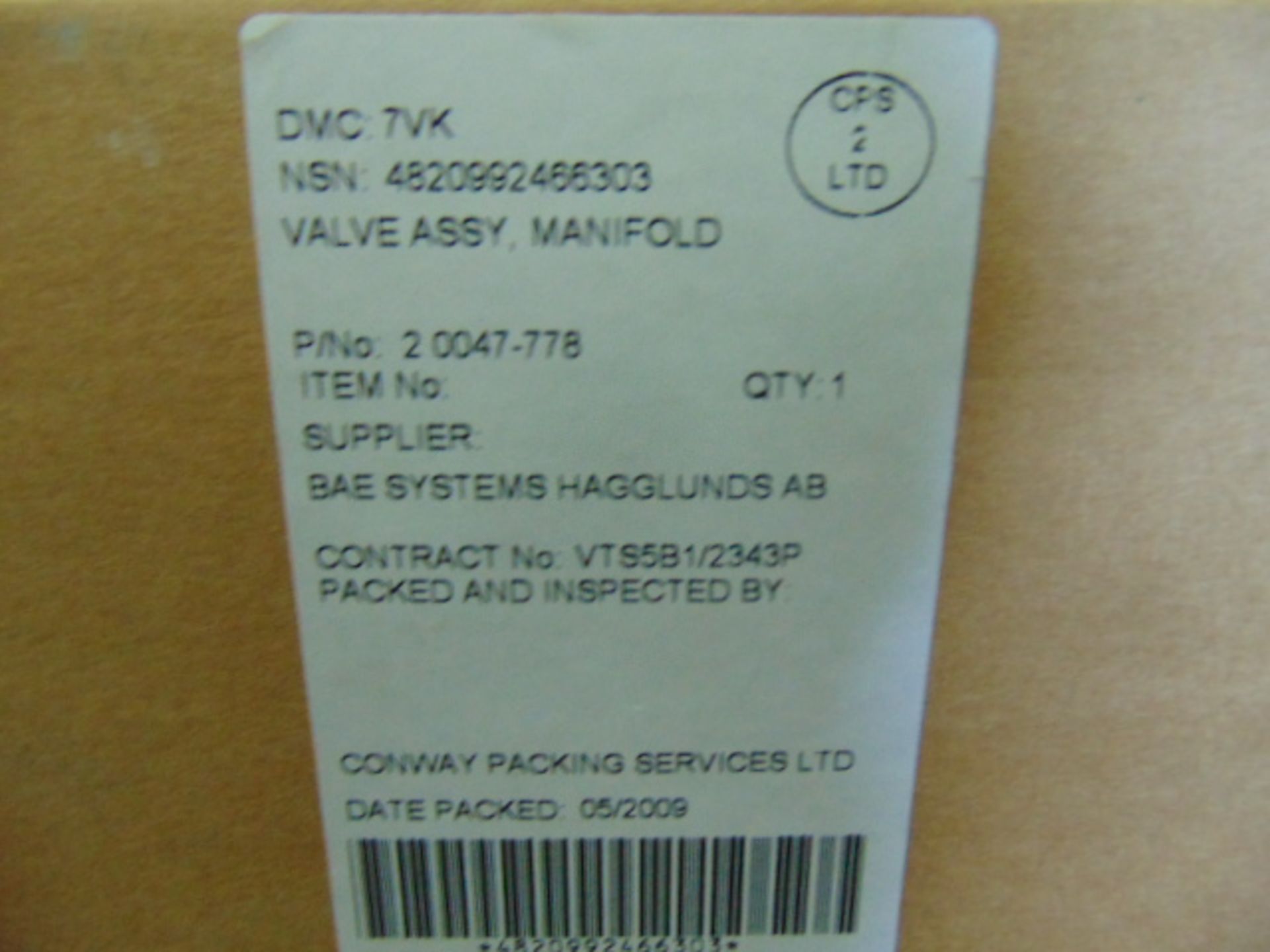 5 x Hagglunds Manifold Valve Assys P/no 2 0047-778 - Image 6 of 6