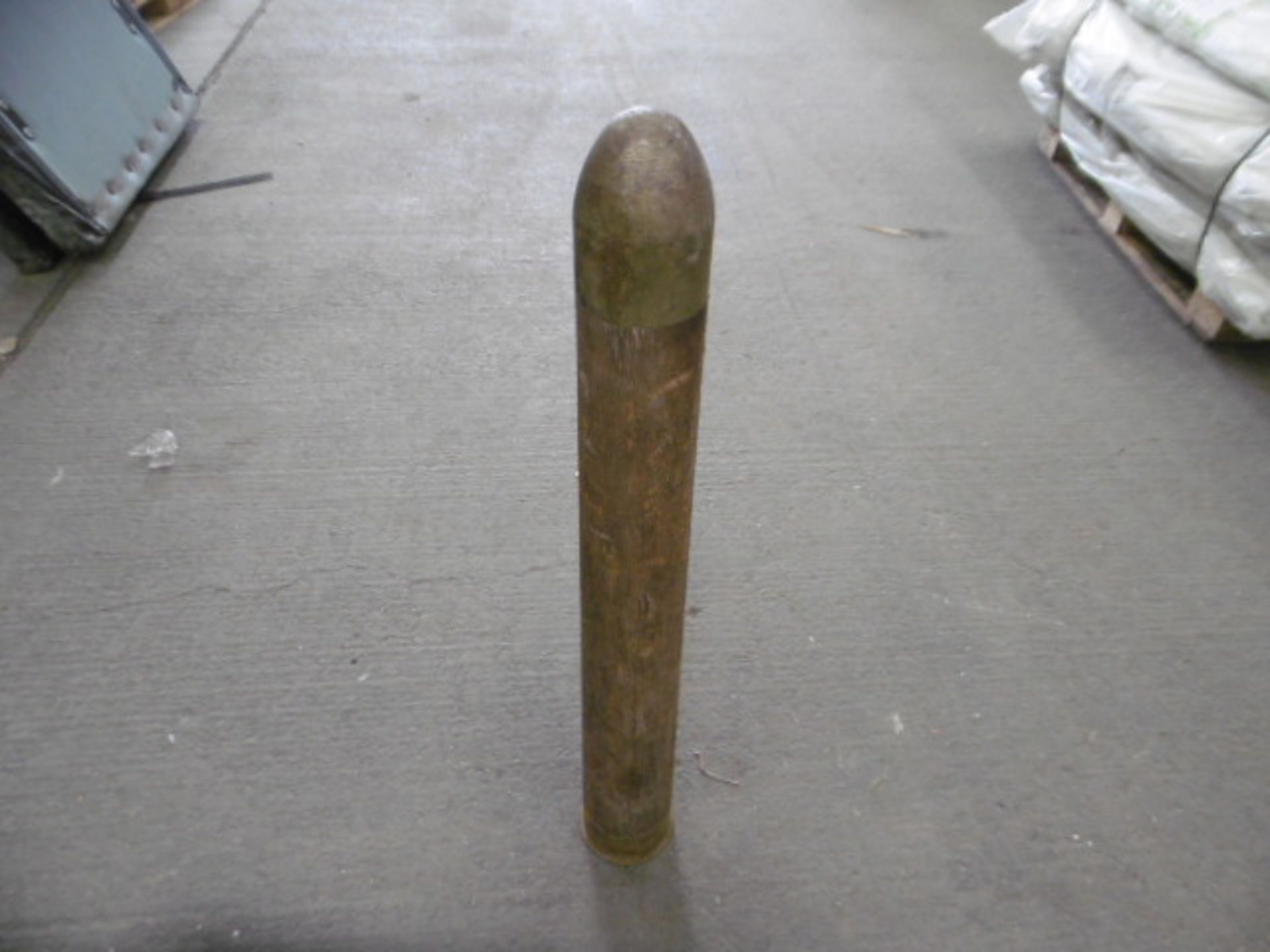 Wombat Anti-Tank Shell (Drill Round) Extremely Rare