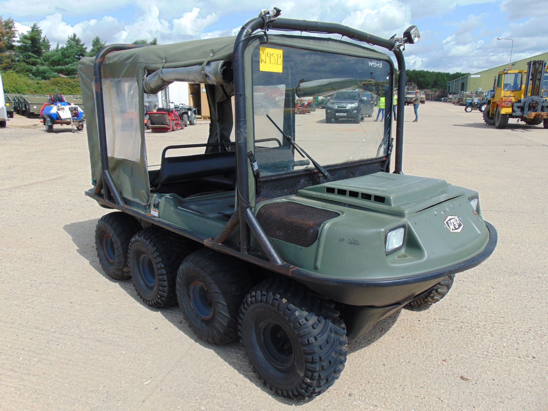 Argocat 8x8 Conquest Amphibious ATV with Canopy
