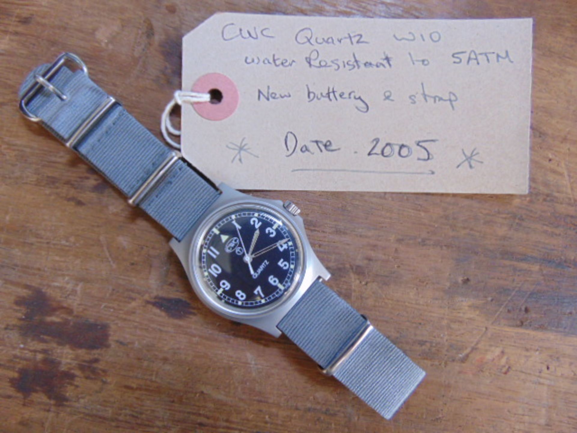 Very Rare Unissued Genuine British Army, Waterproof CWC Quartz Wrist Watch - Bild 2 aus 6