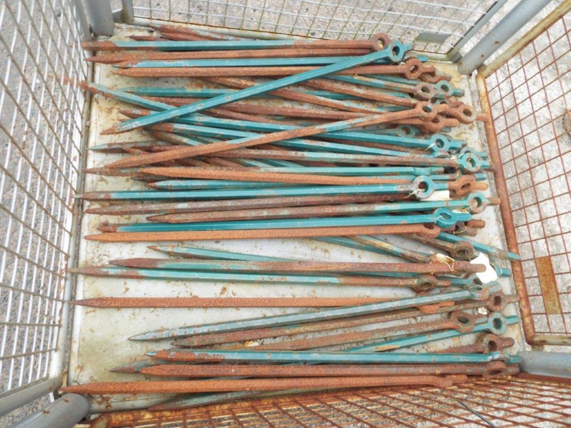 Stillage of 50 x Heavy Duty Ground Anchor Pins