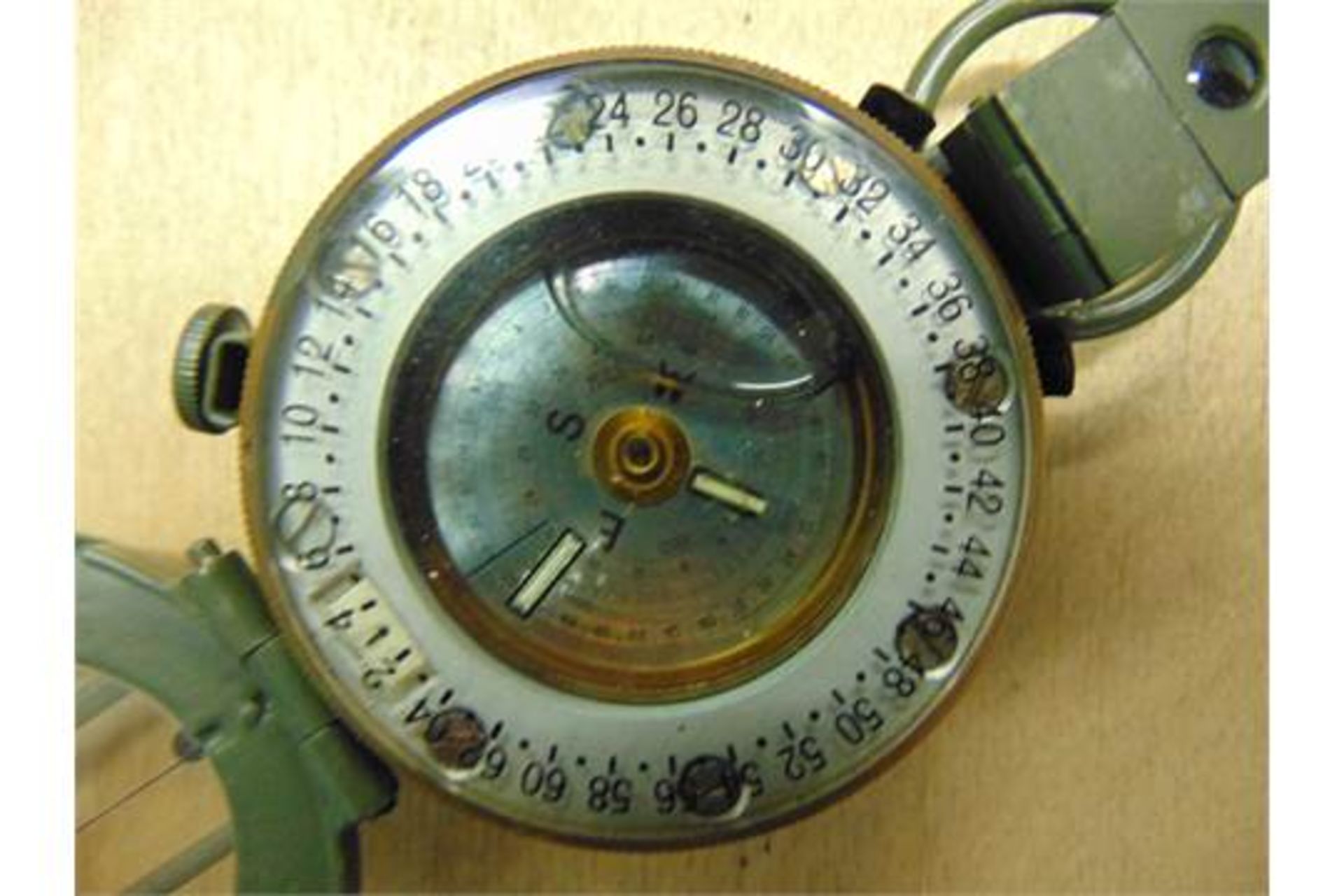 Genuine British Army Stanley Prismatic Marching Compass
