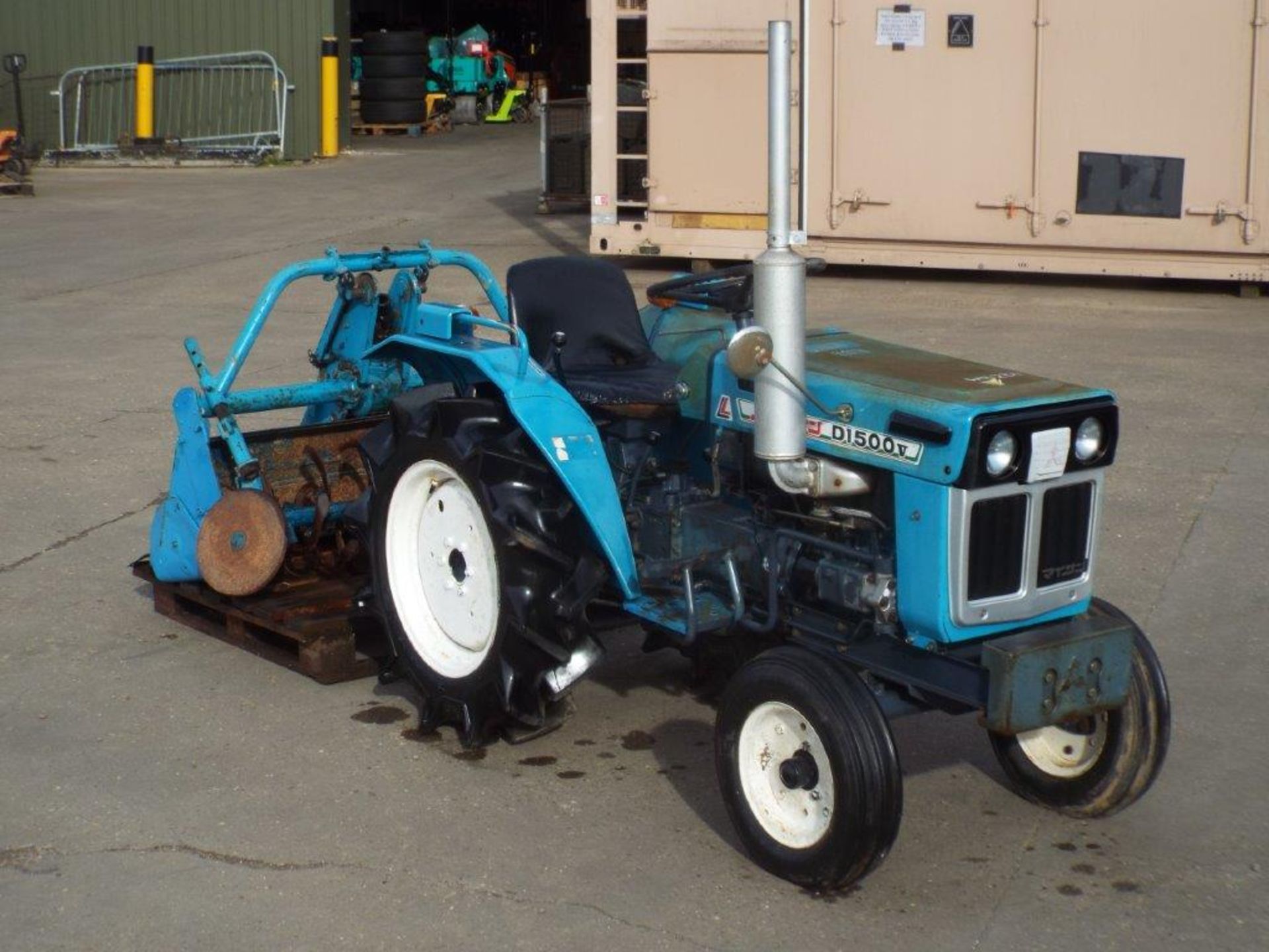 Mitsubishi D1500 Compact Tractor with Rotovator