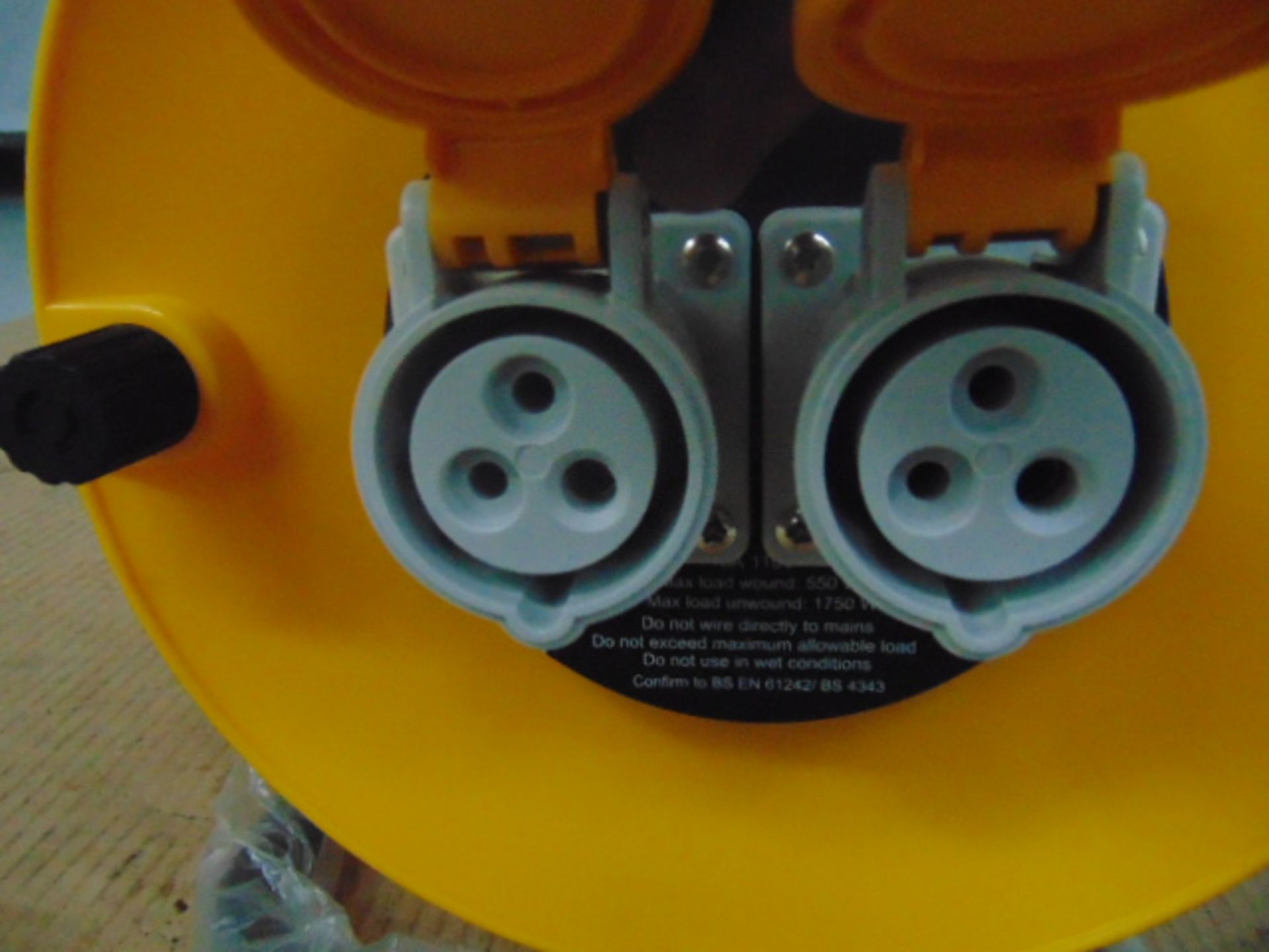 Unissued 110V 25m Extension Cable Reel - Image 3 of 8