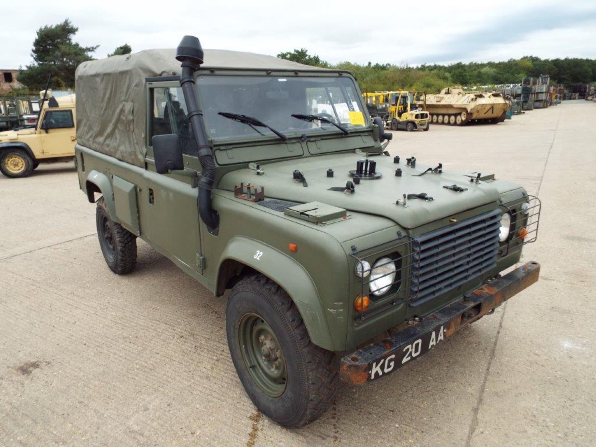 Military Specification LHD Land Rover Wolf 110 Soft Top