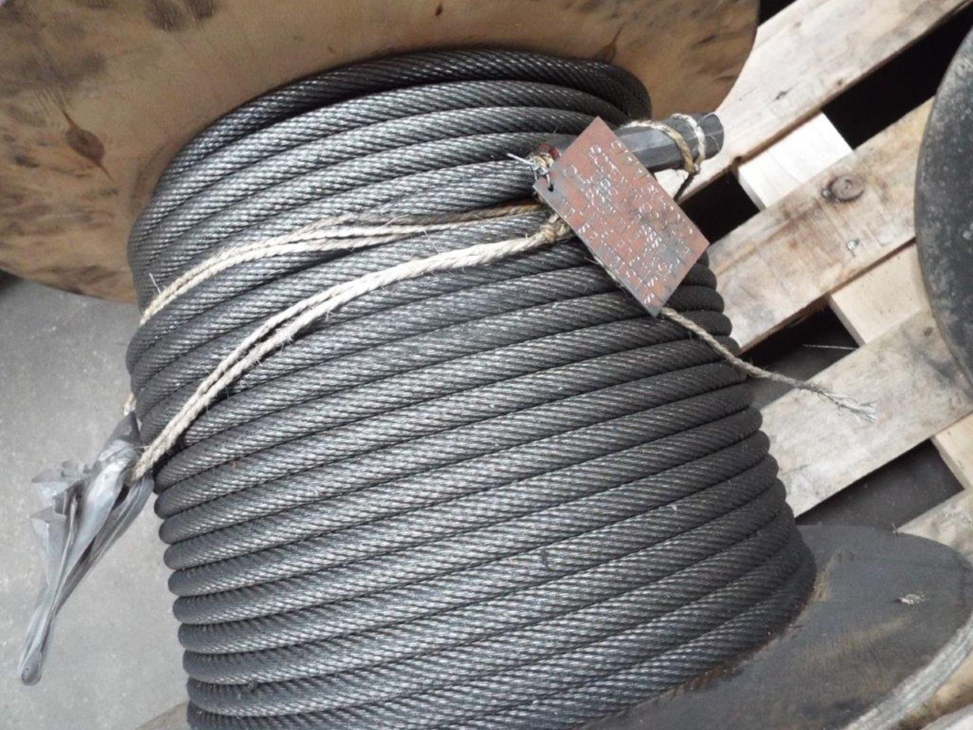 2 x Drums of 13mm Wire Winch Rope - Image 2 of 5