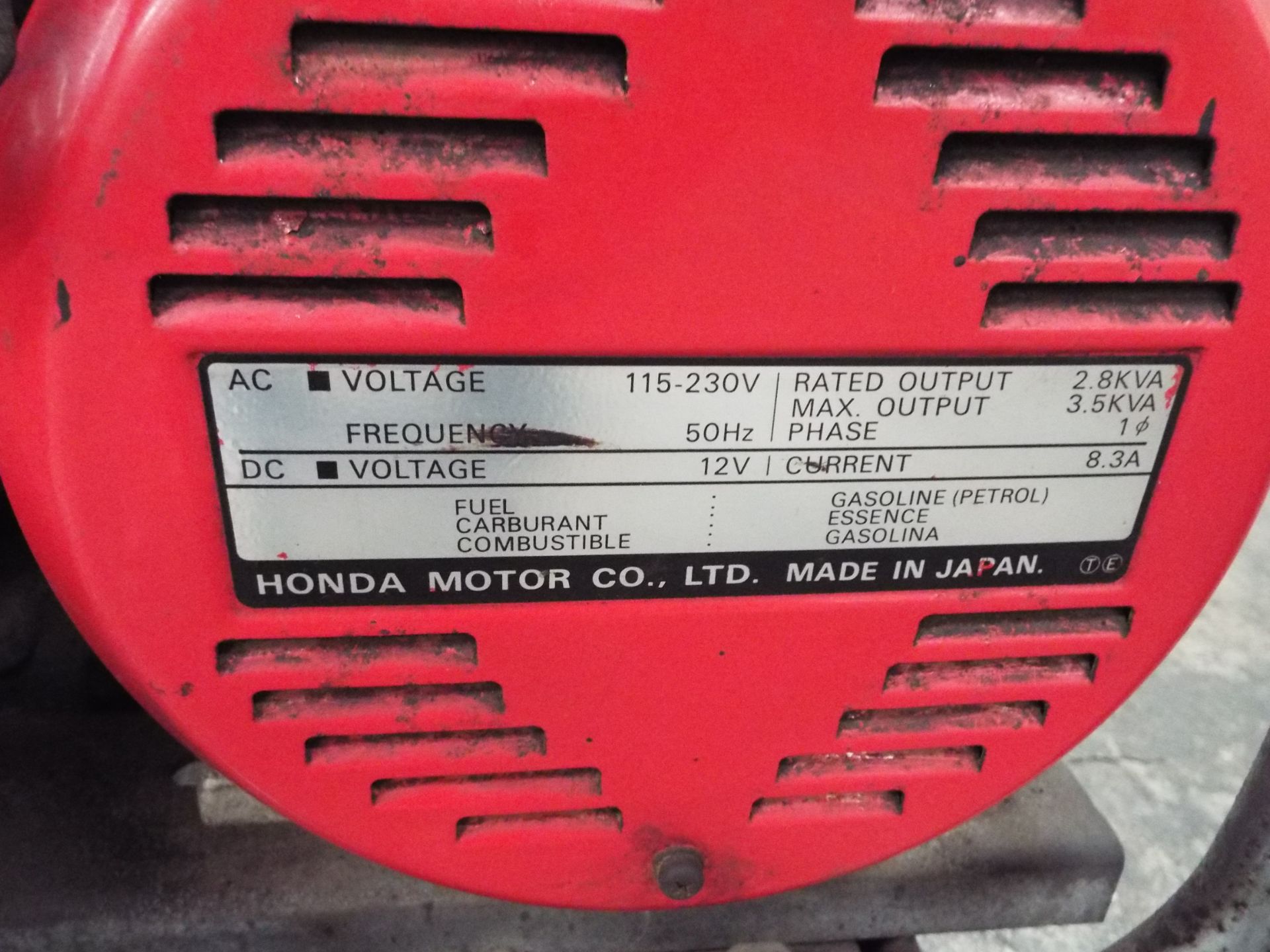 Honda ES3500 3.5 KvA 115-230V Petrol Generator - Image 7 of 10