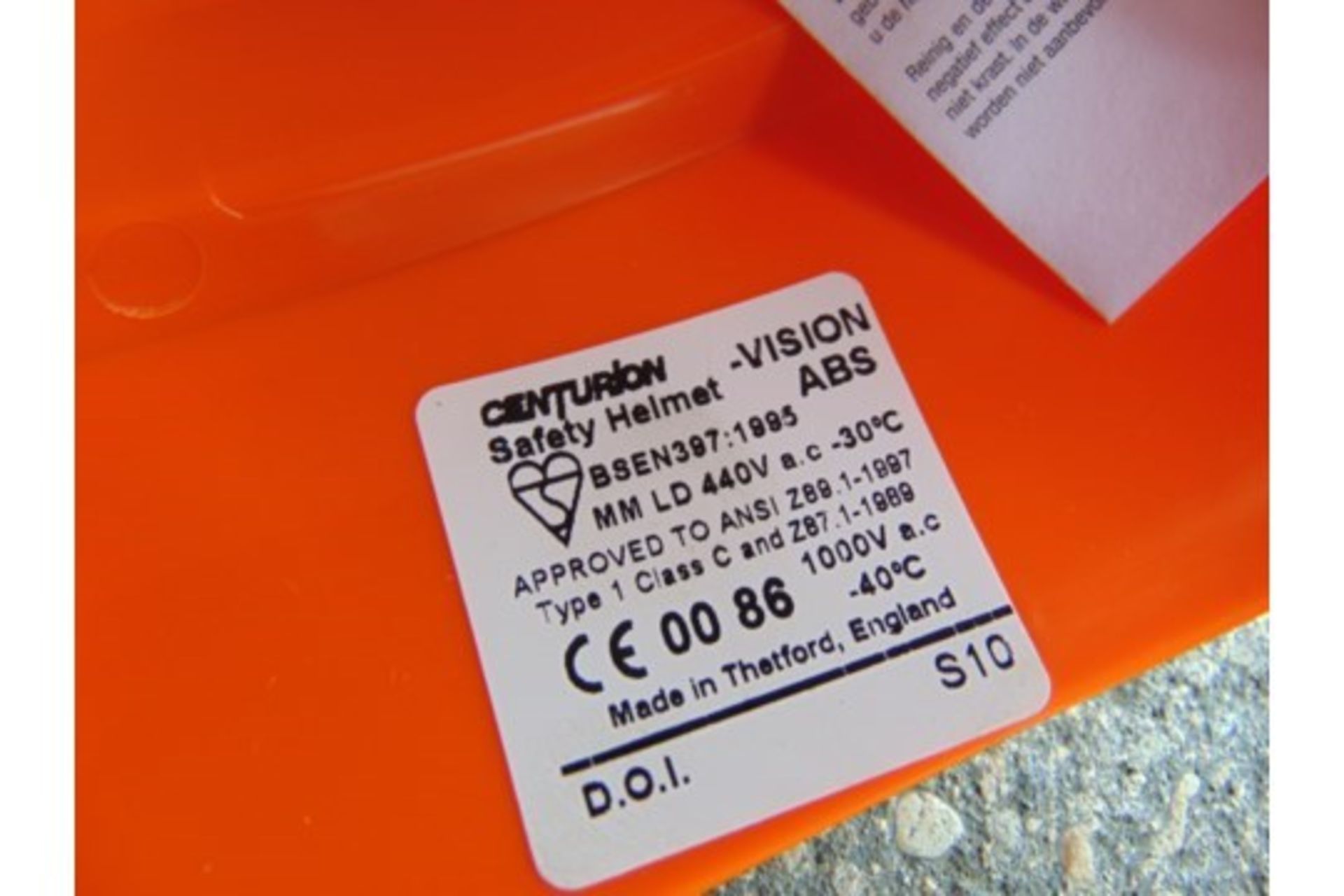 6 x Unissued Centurion Vision Orange P-TUB2 Safety Helmets - Image 6 of 7