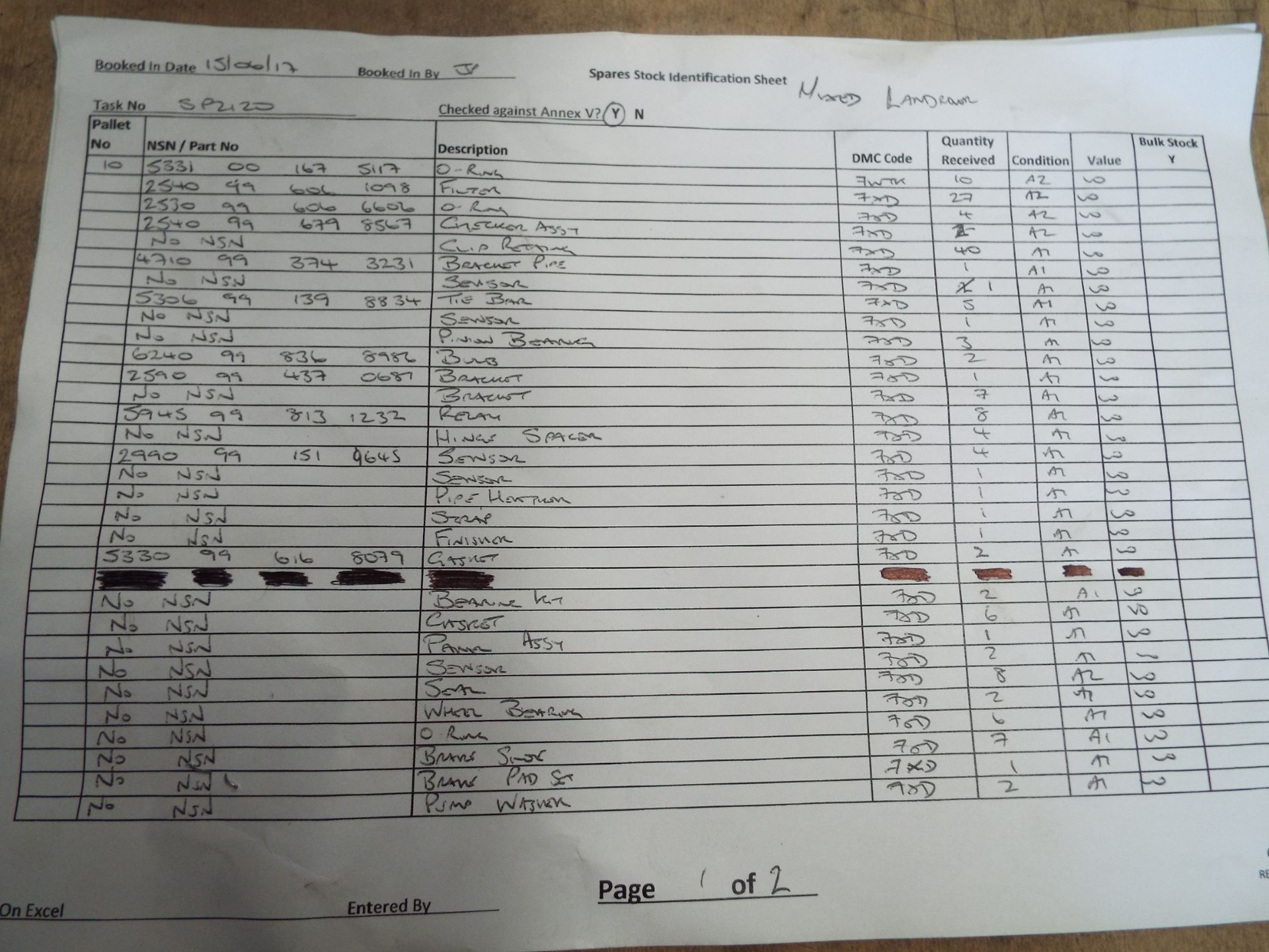 Mixed Stillage of Land Rover Wolf Parts inc Brake Pads, Sensors, Bearings, Washer Pumps etc - Image 12 of 12