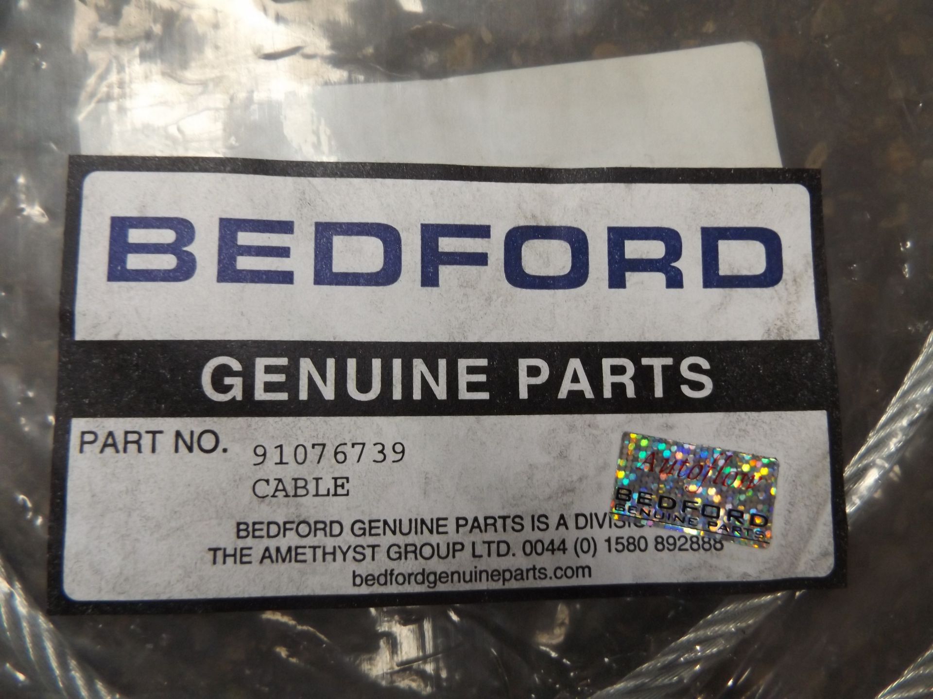 10 x Bedford Clutch Cables P/No 91076739 - Image 3 of 3