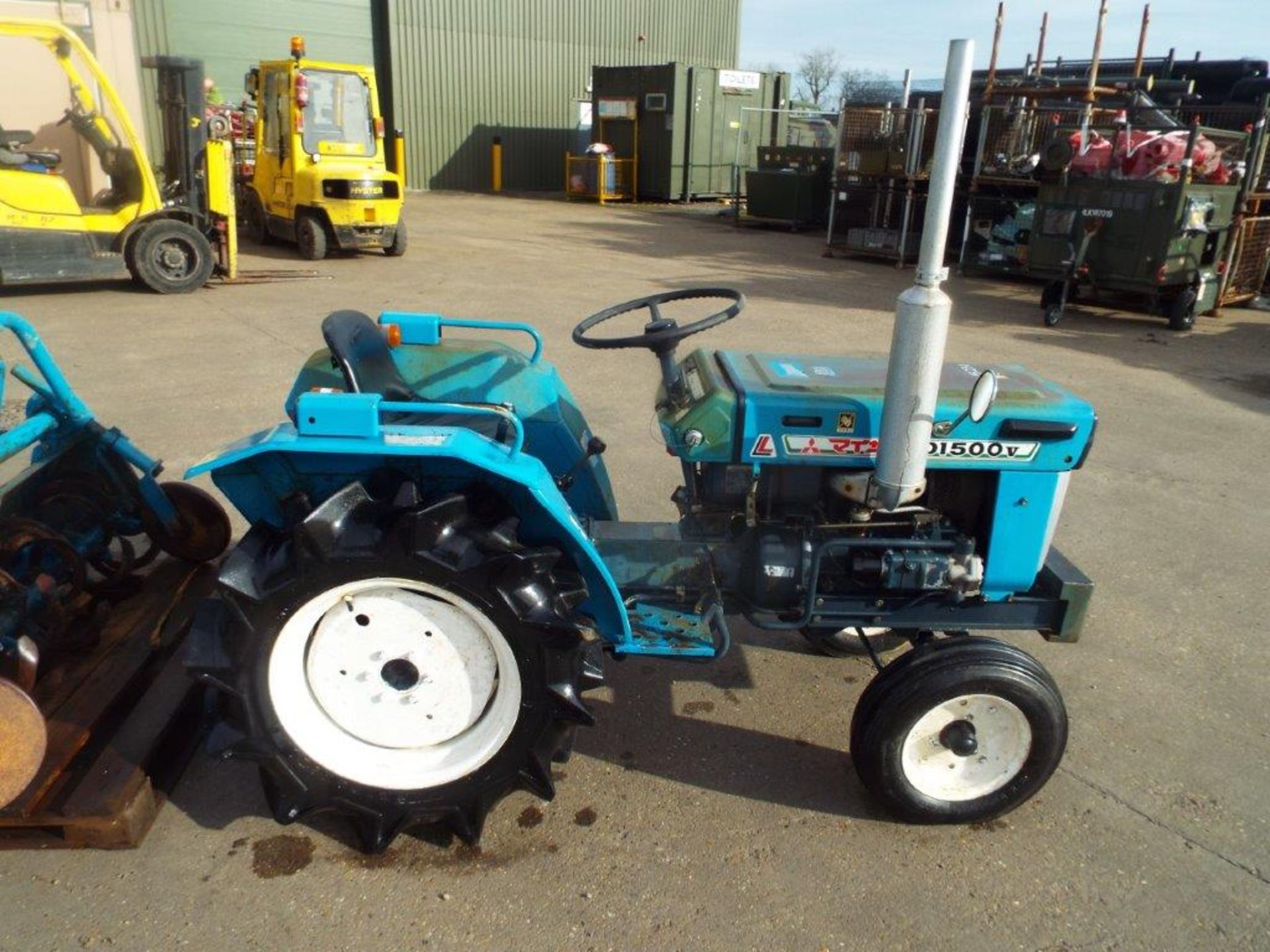 Mitsubishi D1500 Compact Tractor with Rotovator - Bild 8 aus 21