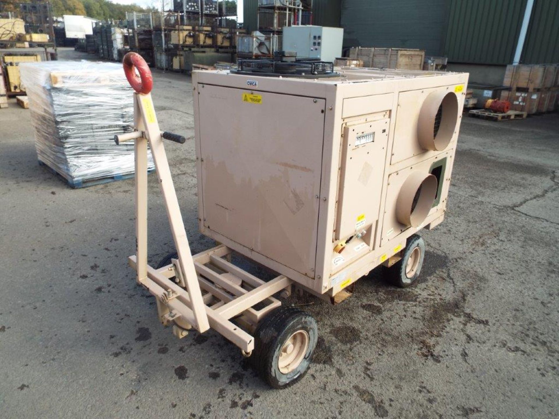 Trailer Mounted CMCA C120-S Ruggedised Air Conditioning Unit