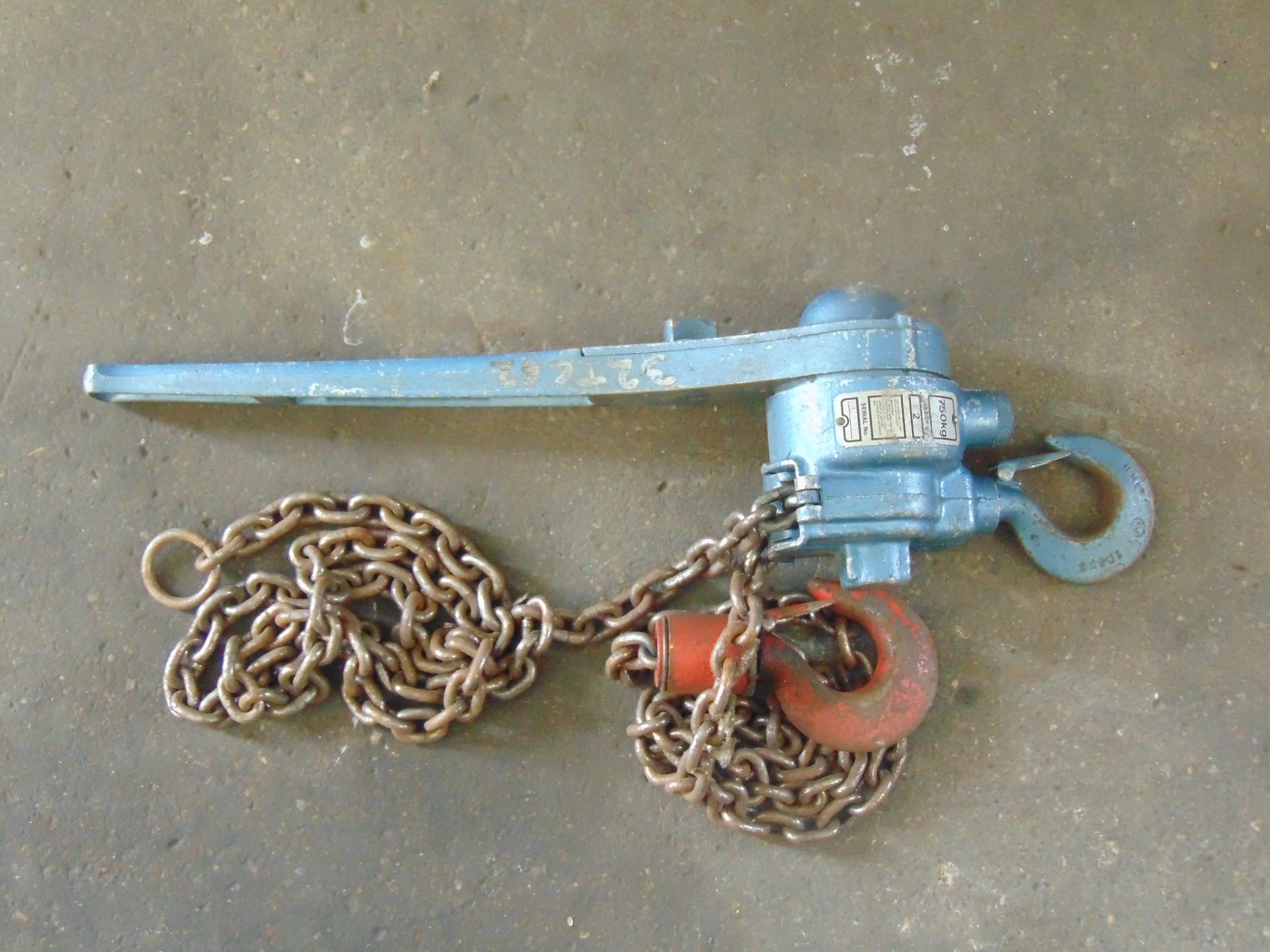 750kg Morris Levalift Chain Hoist - Bild 2 aus 8