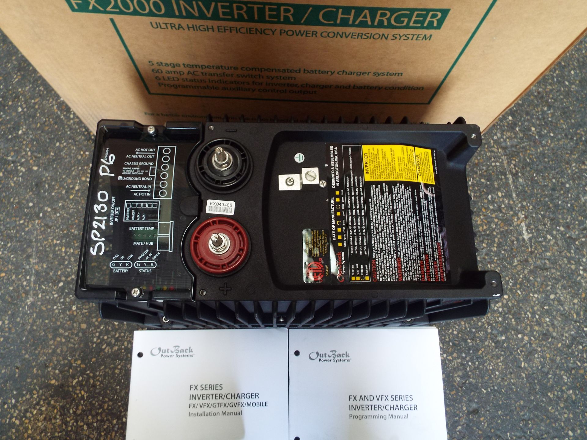 Outback FX2024M-FP FX2000 Inverter Charger - Image 3 of 9