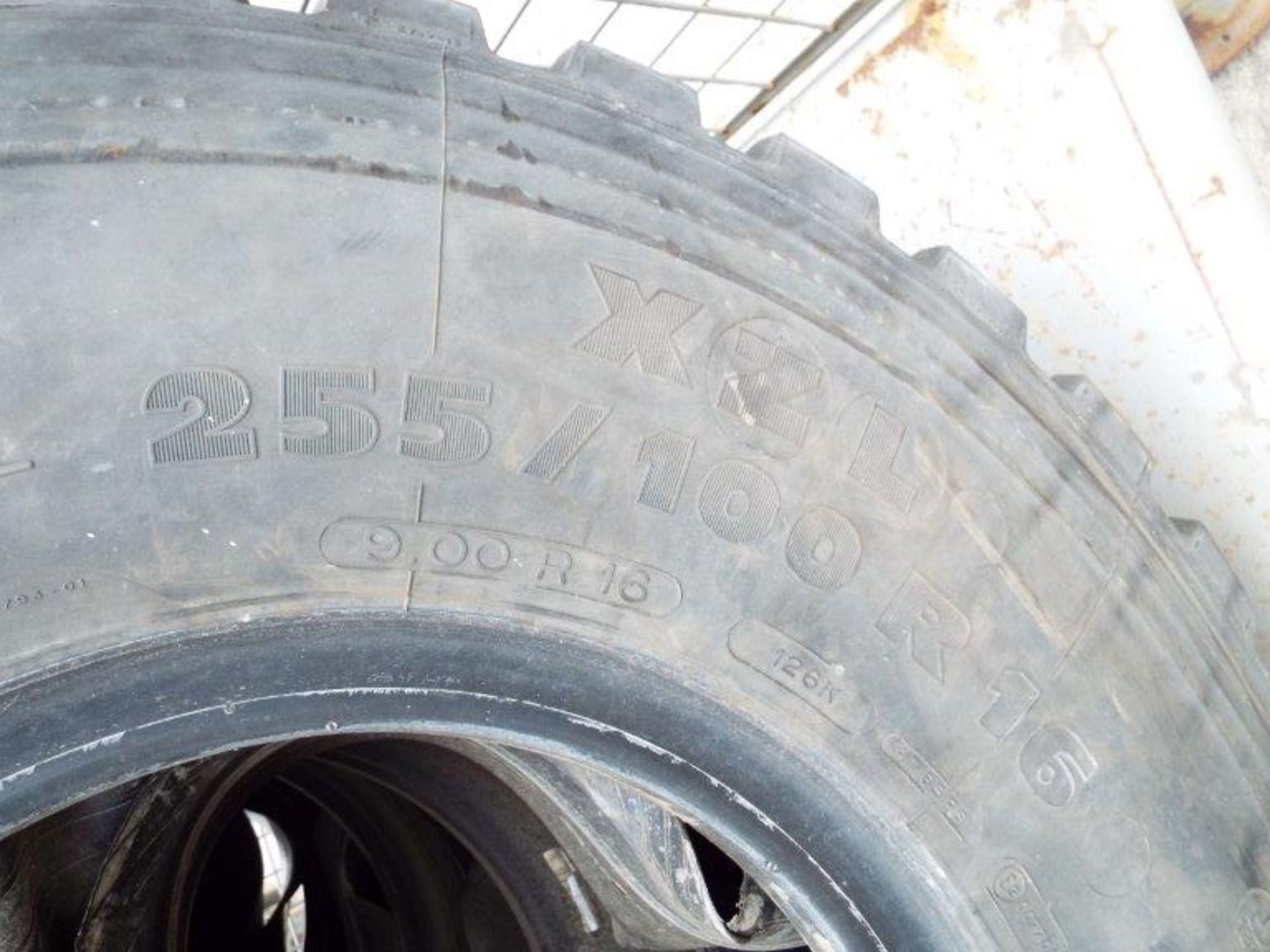 4 x Michelin XZL 255/100R16 Tyres - Image 4 of 9