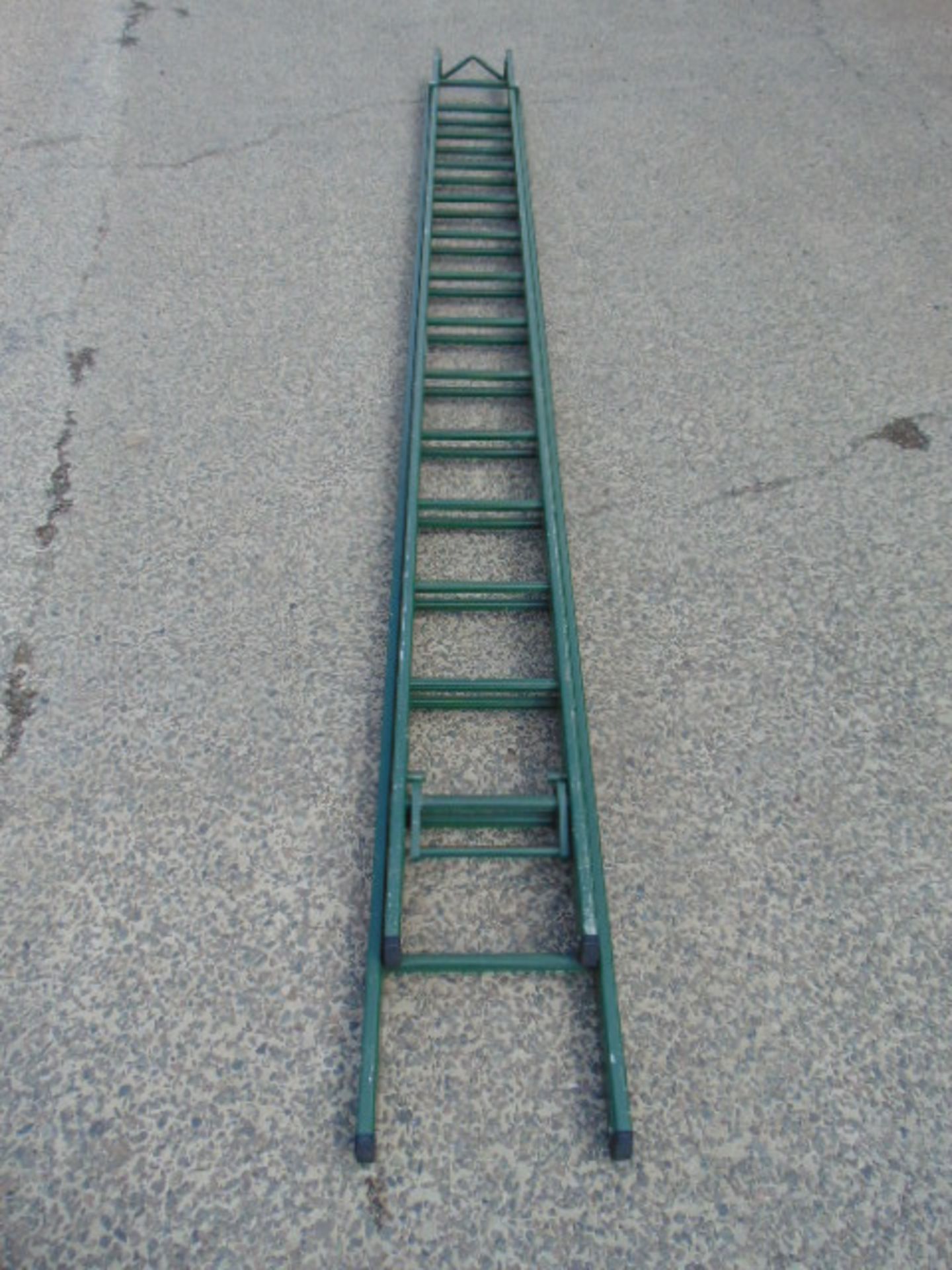 Ramsay 3.7m 2 Section Aluminium Ladder - Image 2 of 6
