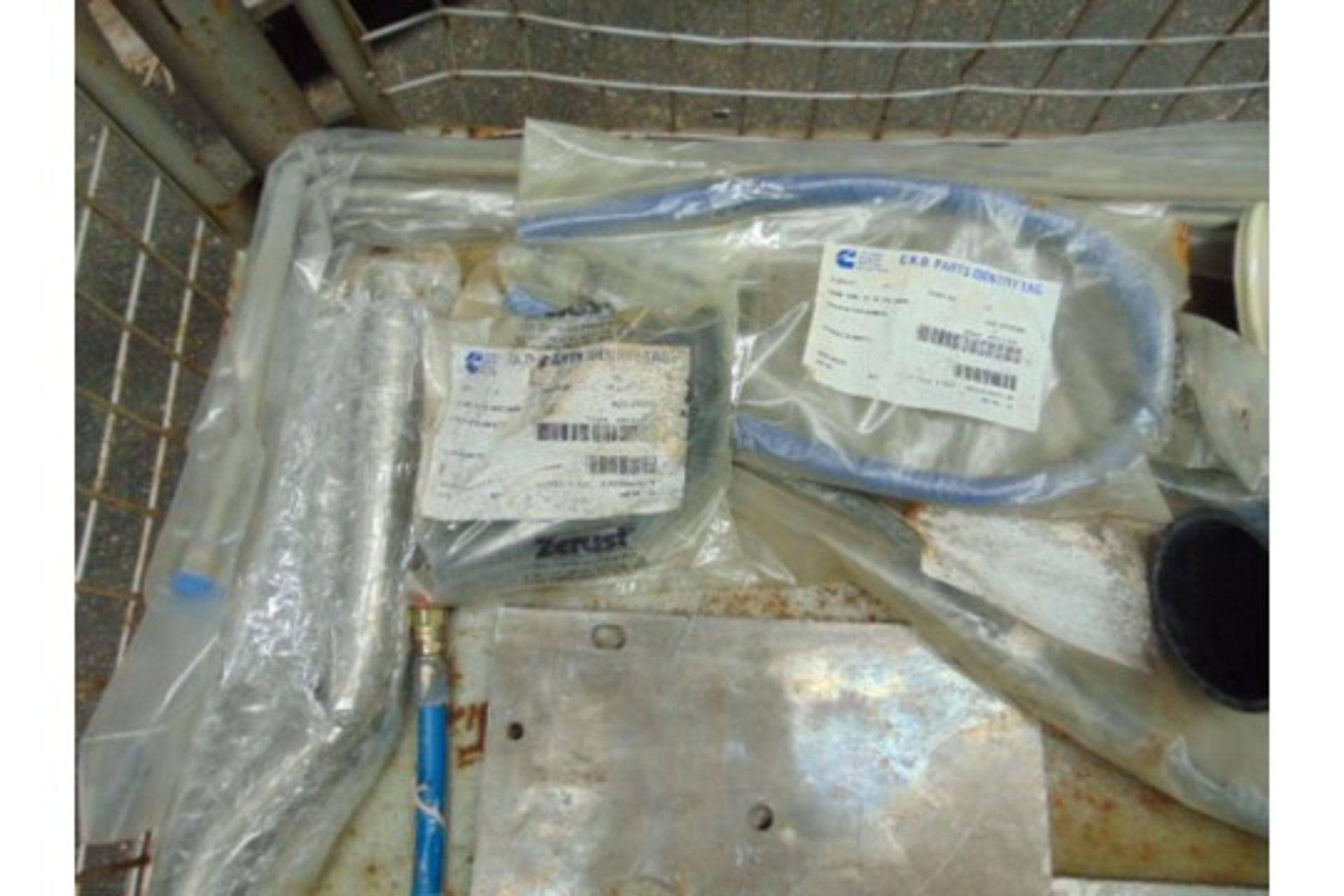 Mixed Stillage of CVRT Spares Etc Including an engine bulkhead assembly - Image 5 of 12