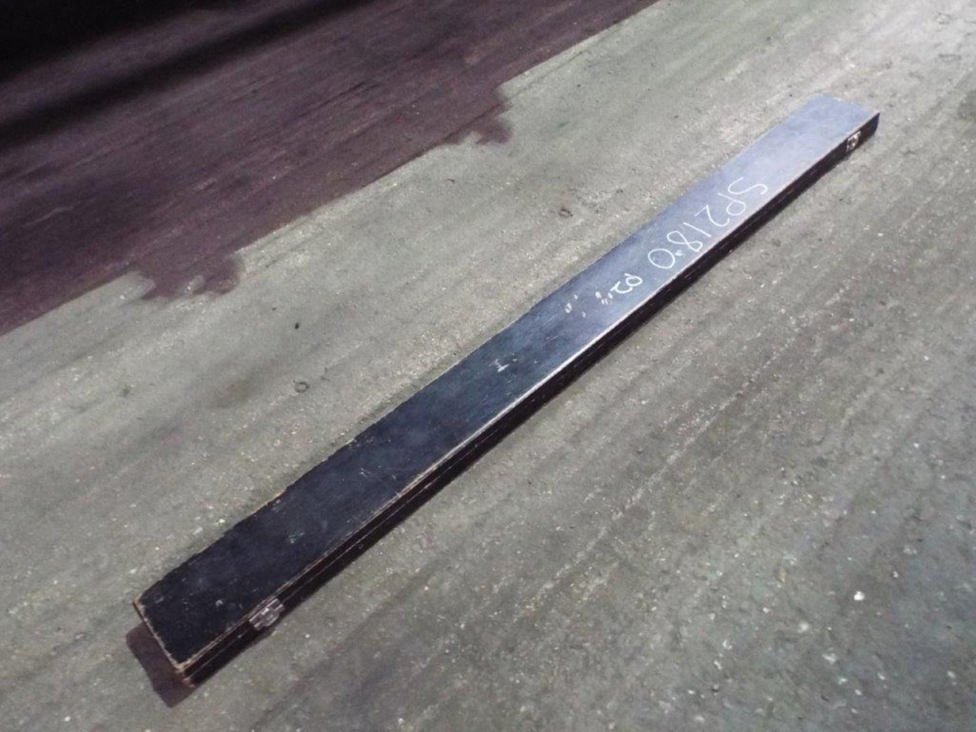 Heavy Duty Stainless Steel 1m Straight Edge in Wooden Transit Case - Image 4 of 6