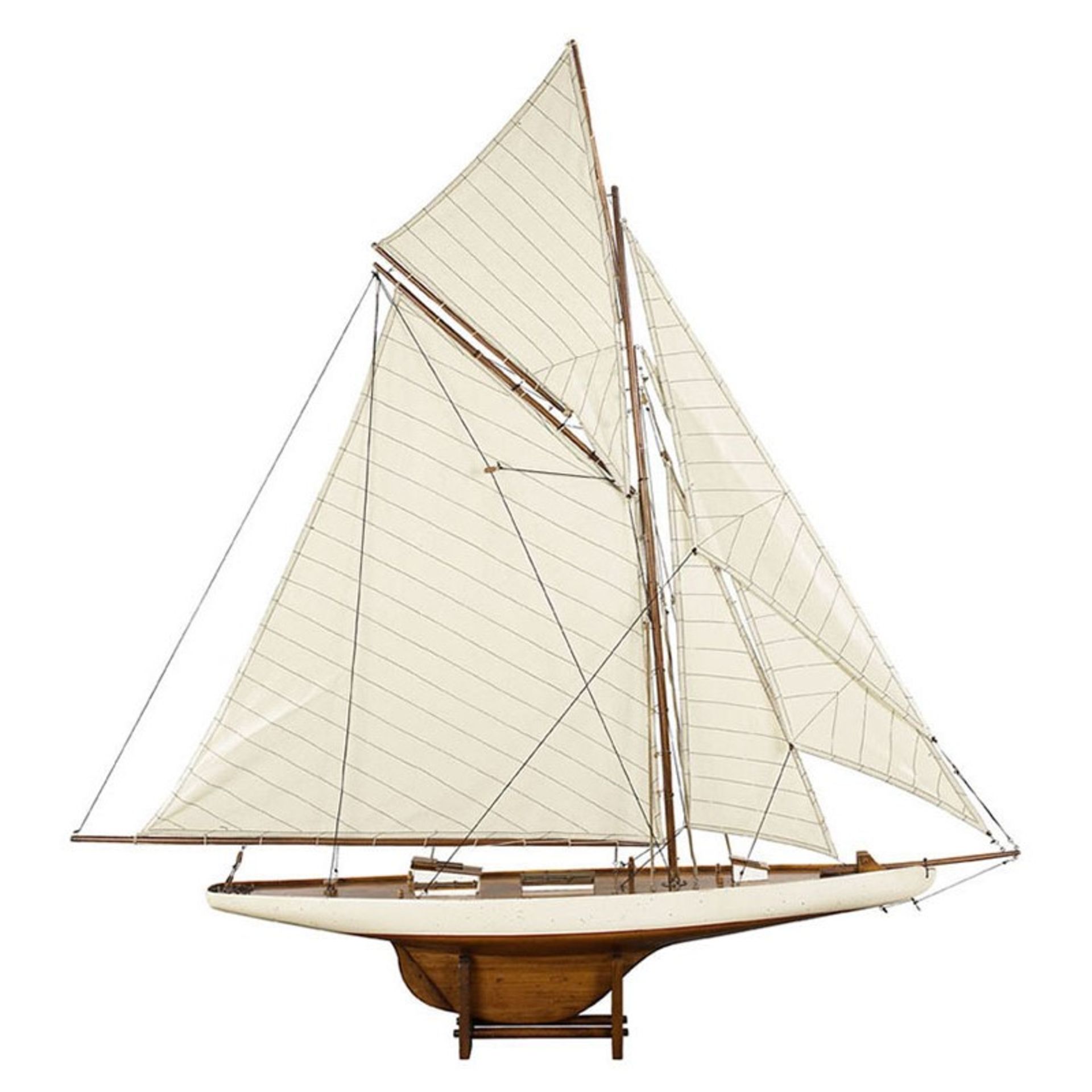 America's Cup Columbia 1901 Racing Yacht Detailed Scale Model